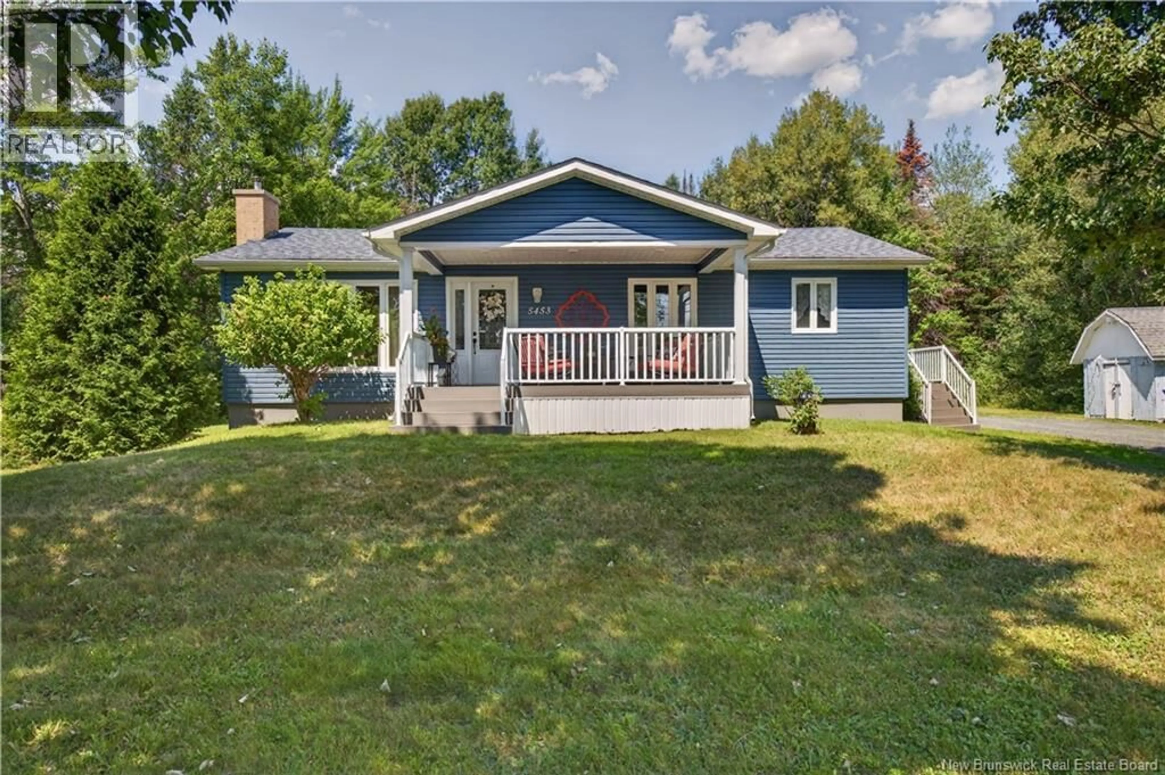 Home with vinyl exterior material, street for 5453 RTE 108, Derby Junction New Brunswick E1V5B4