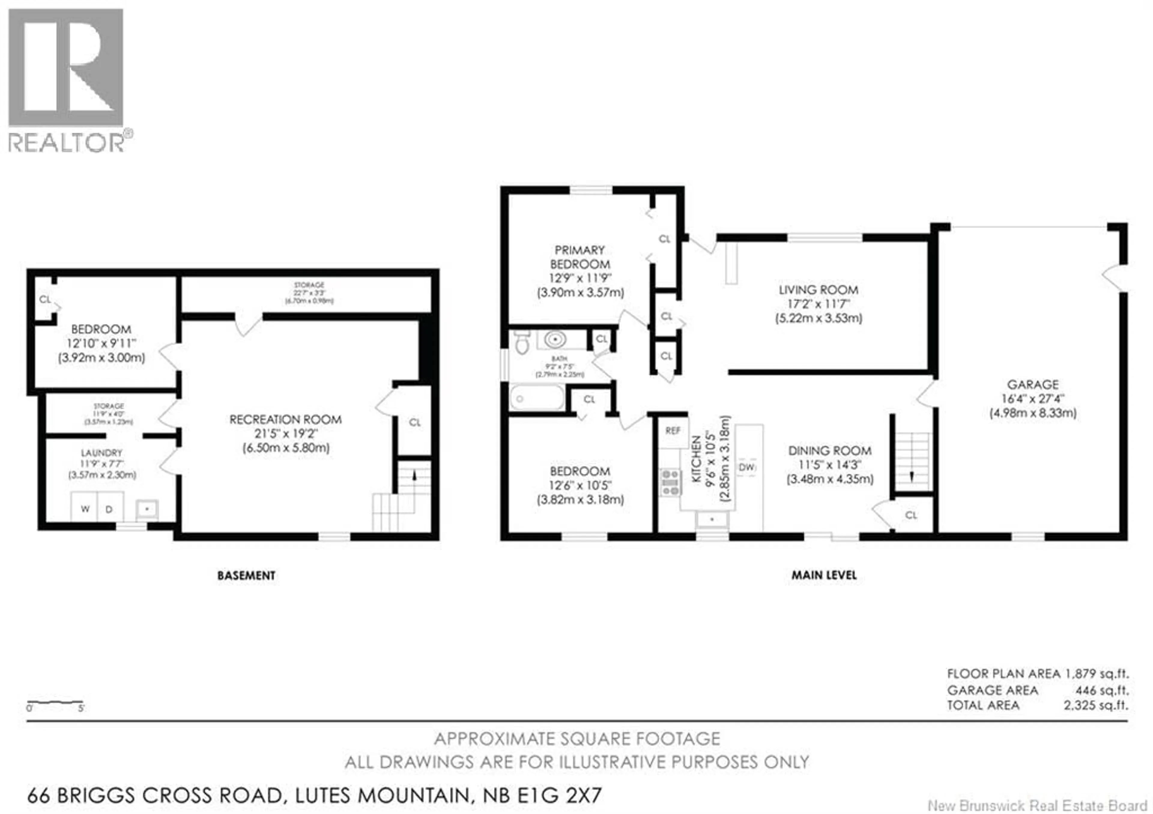 Floor plan for 66 BRIGGS CROSS ROAD, Lutes Mountain New Brunswick E1G2X8
