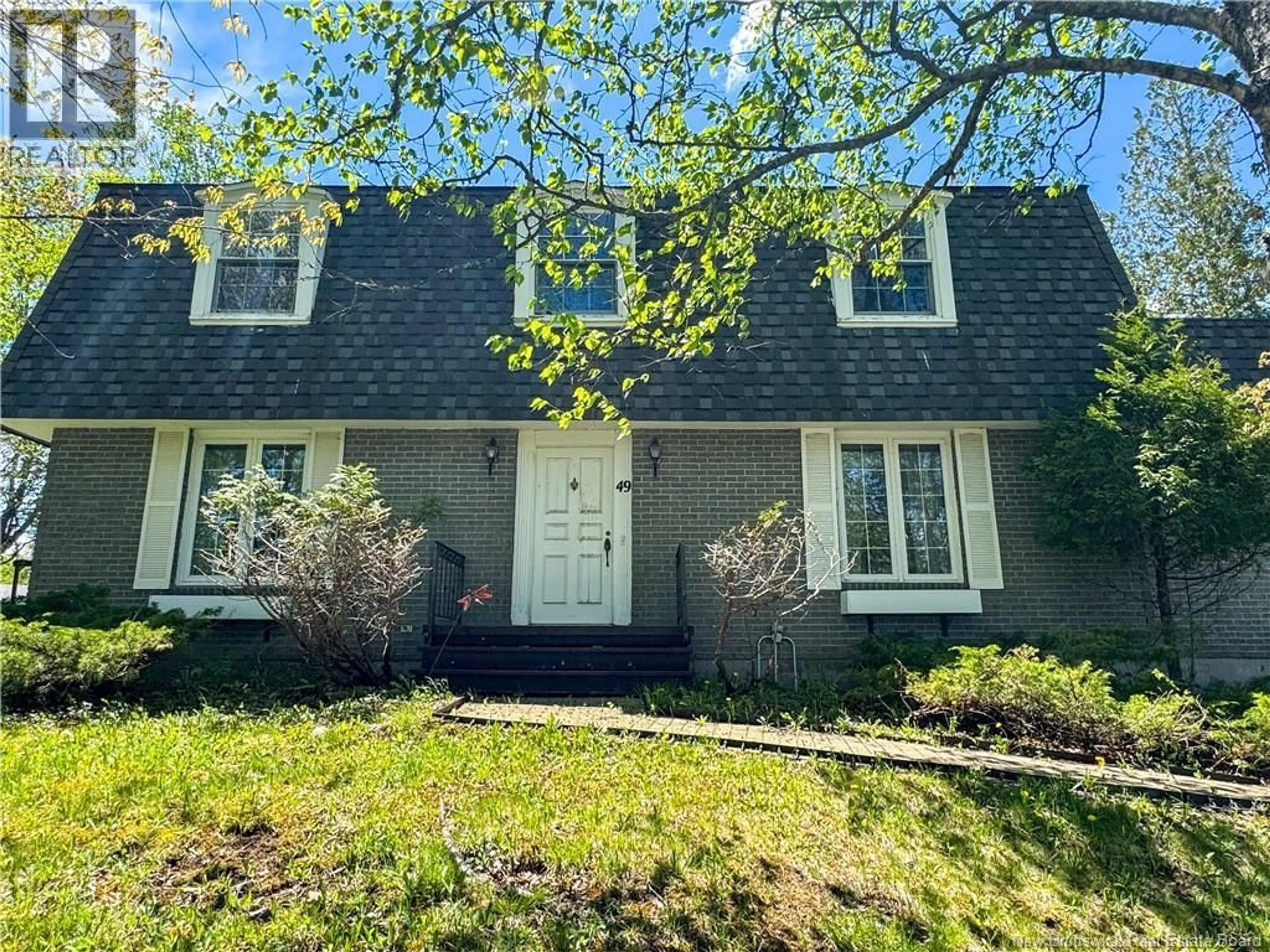Home with vinyl exterior material, street for 49 HIGH RIDGE ROAD, Saint John New Brunswick E2K4H1