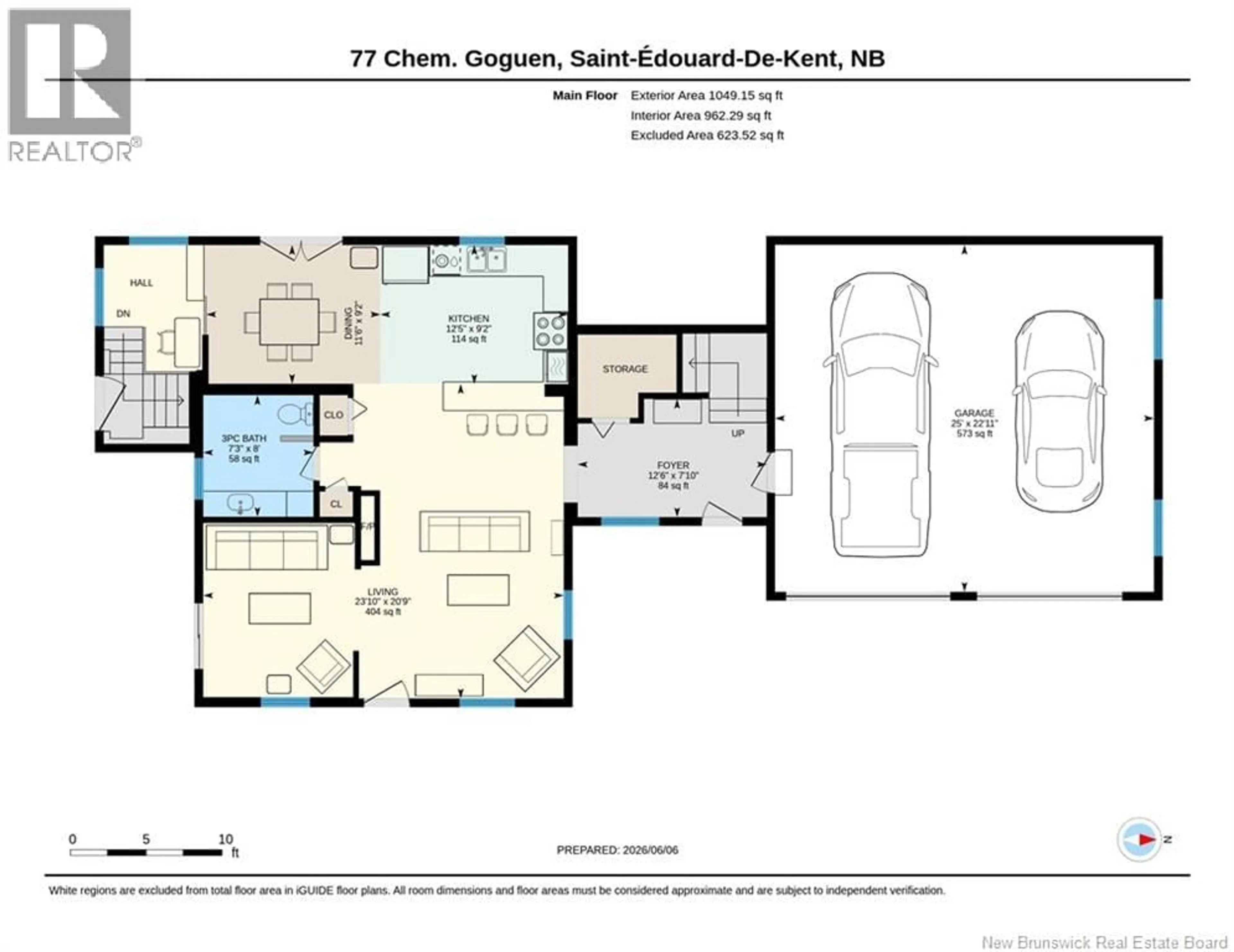 Floor plan for 77 CHEMIN GOGUEN ROAD, Saint-Edouard-De-Kent New Brunswick E4S4S5