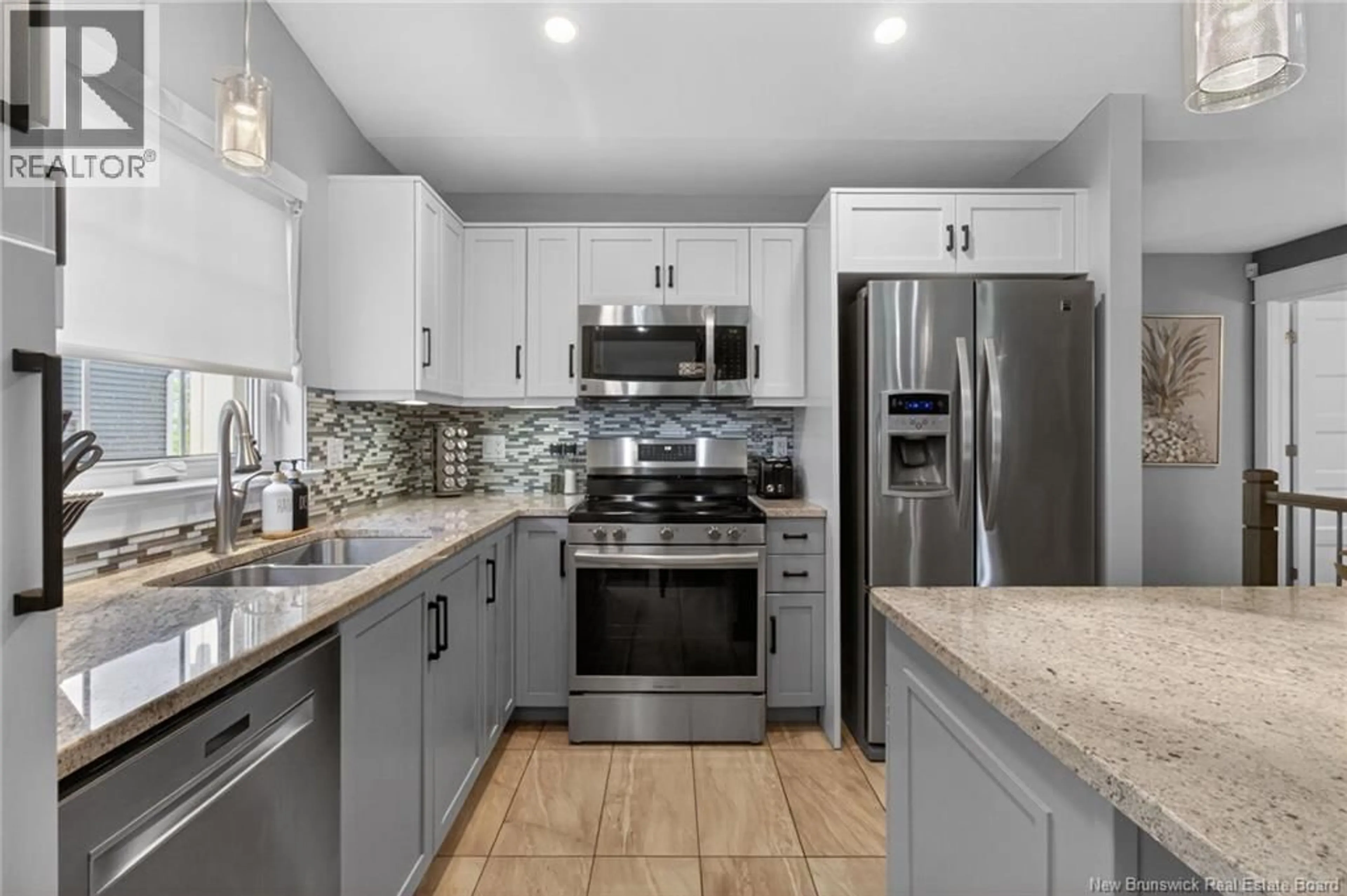 Open concept kitchen, ceramic/tile floor for 199 ERINVALE DRIVE, Moncton New Brunswick E1A9S1