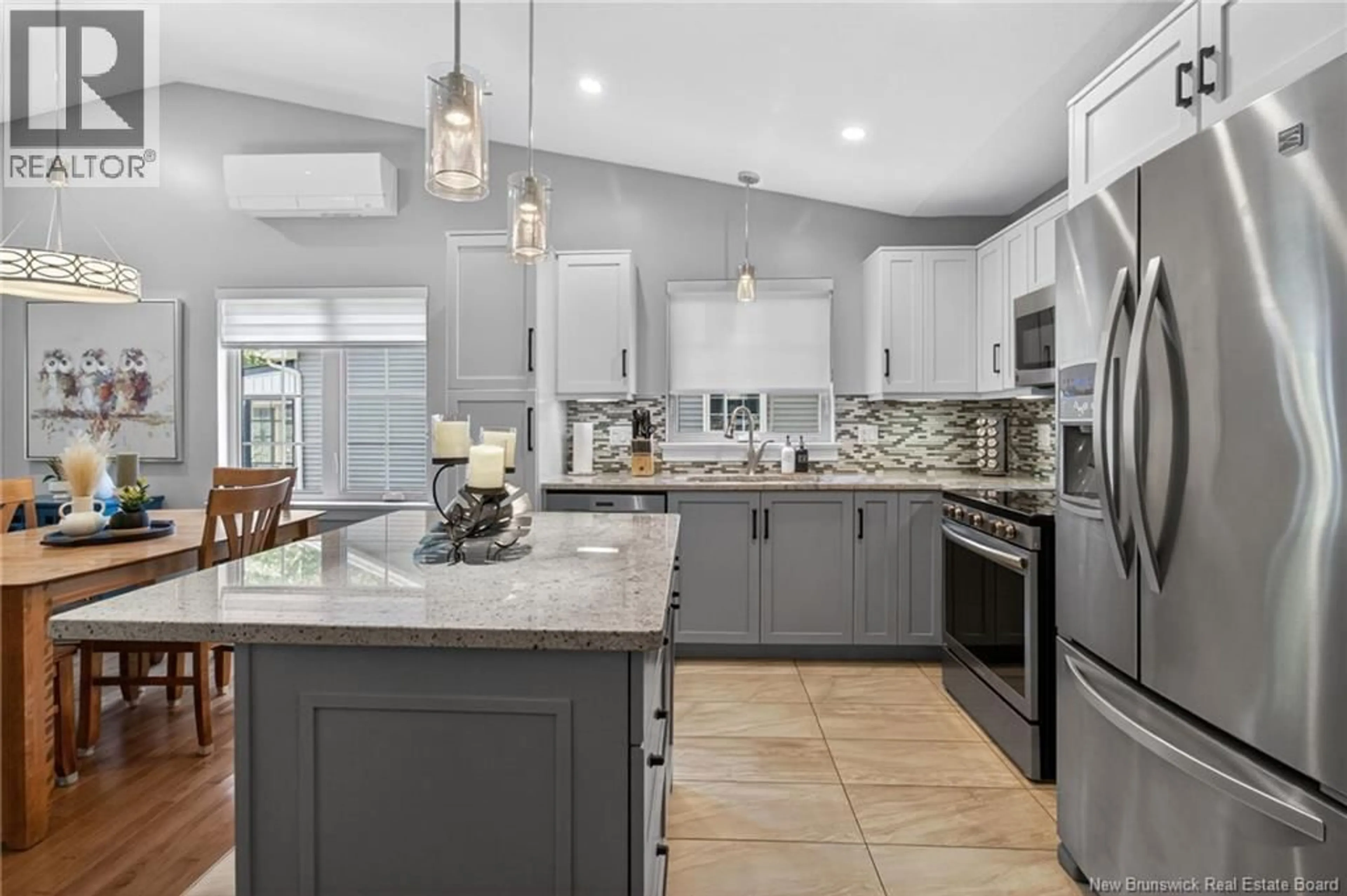 Open concept kitchen, ceramic/tile floor for 199 ERINVALE DRIVE, Moncton New Brunswick E1A9S1