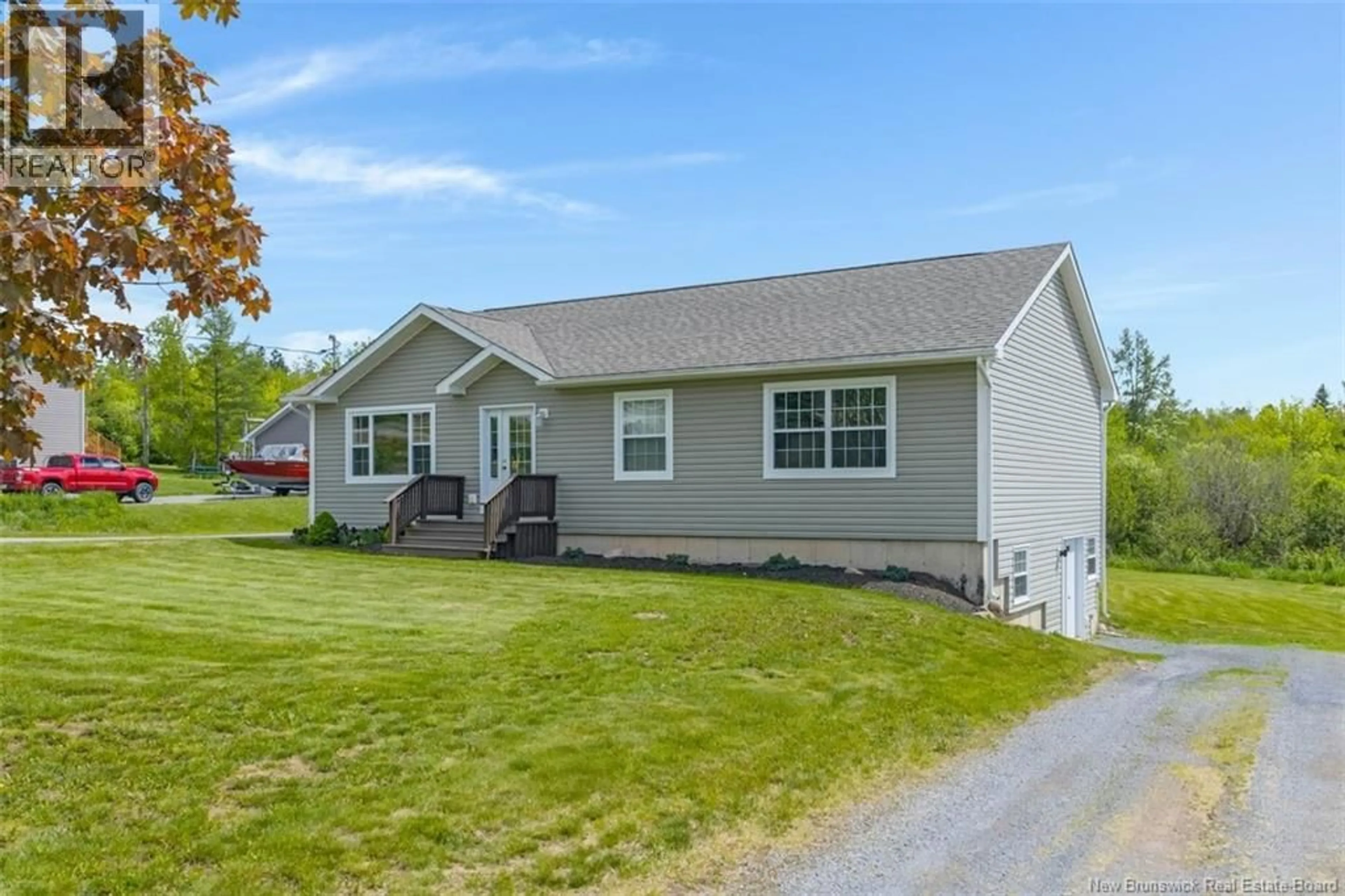 Home with vinyl exterior material, street for 14 LORIE LANE, Sussex New Brunswick E4E2T3