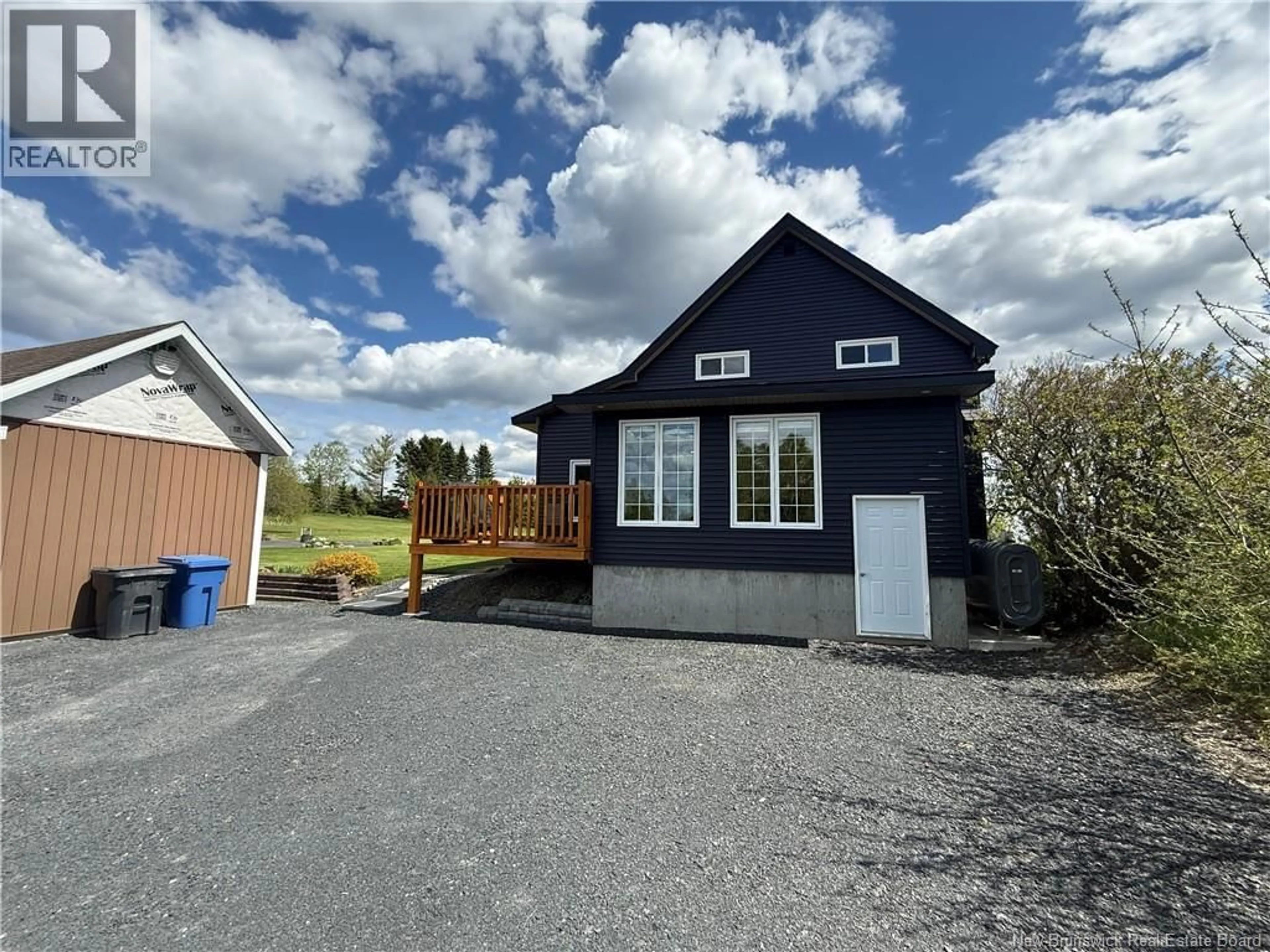 A pic from outside/outdoor area/front of a property/back of a property/a pic from drone, street for 133 CHEMIN F. BERNIER ROAD, Saint-Joseph-De-Madawaska New Brunswick E7B2M7