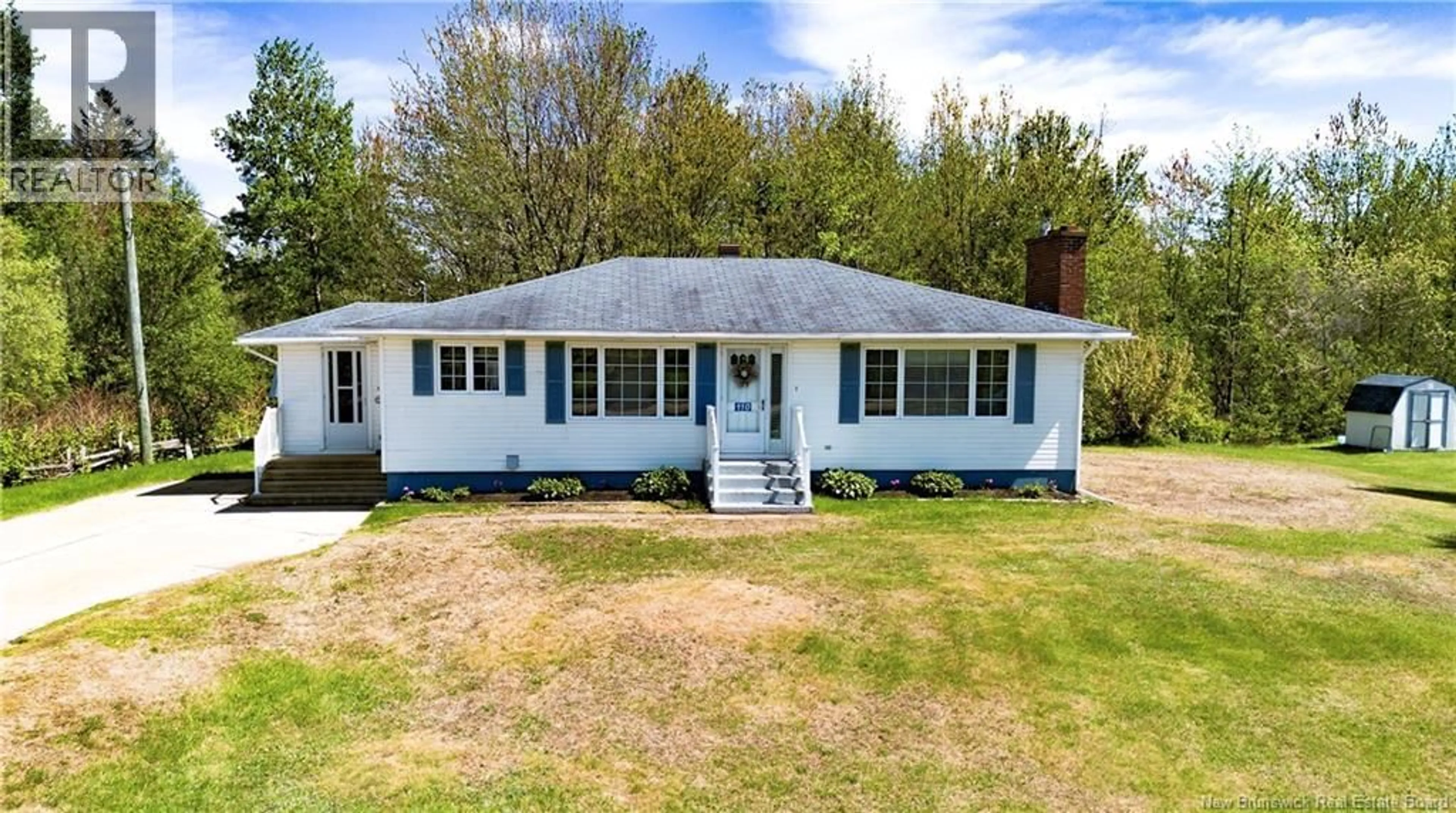 A pic from outside/outdoor area/front of a property/back of a property/a pic from drone, street for 110 ROUTE 505, Sainte-Anne-De-Kent New Brunswick E4S1K3
