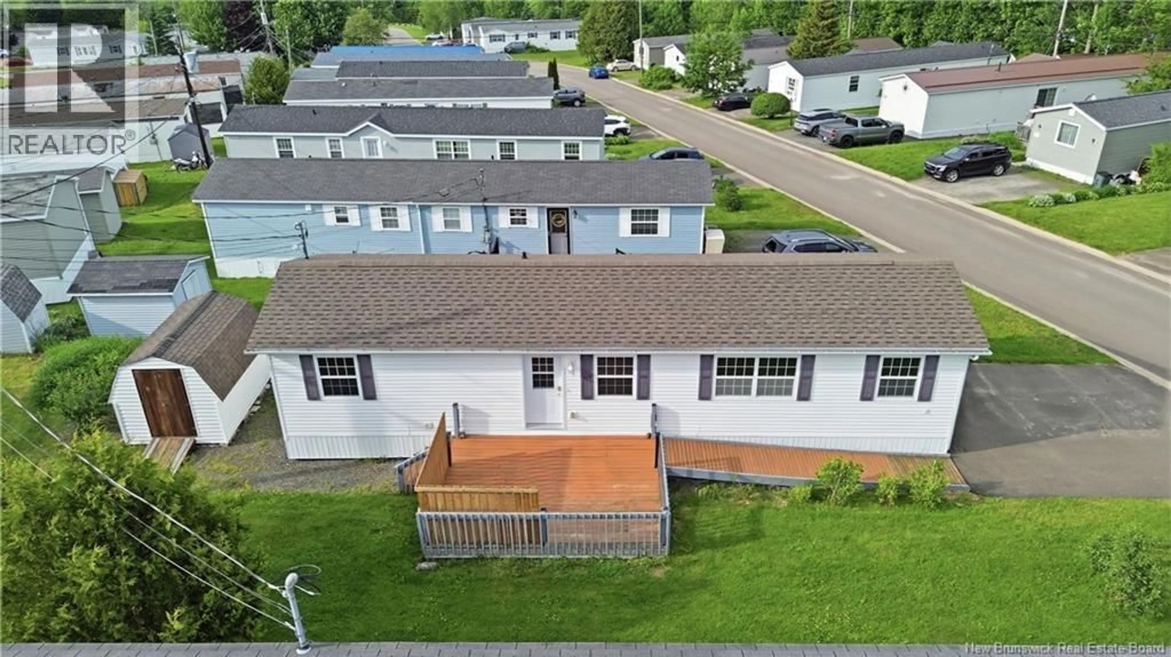 A pic from outside/outdoor area/front of a property/back of a property/a pic from drone, street for 21 MACINTOSH STREET, Fredericton New Brunswick E3C1L8