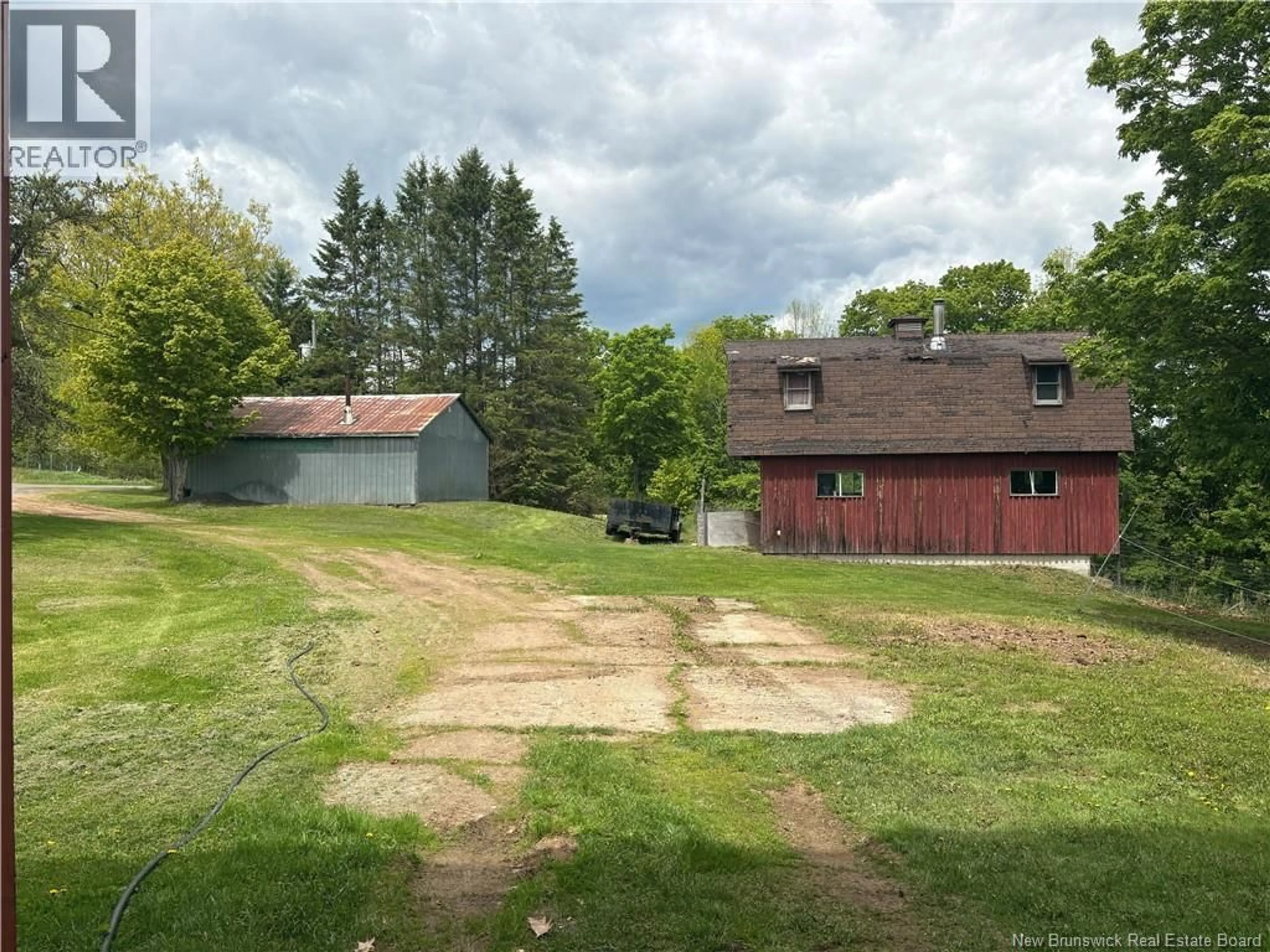 A pic from outside/outdoor area/front of a property/back of a property/a pic from drone, mountain view for 326 DORN RIDGE ROAD, Burtts Corner New Brunswick E6L2T7