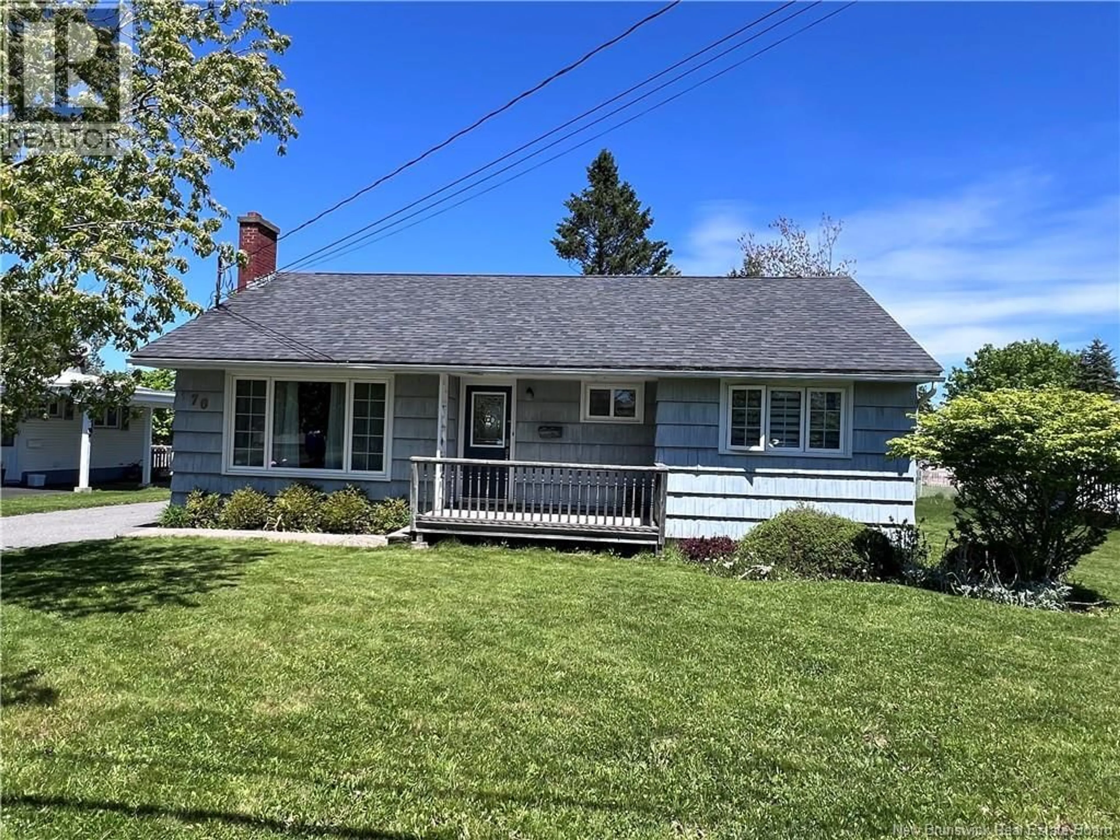 Home with vinyl exterior material, street for 70 ALWARD STREET, Saint John New Brunswick E2K2K2