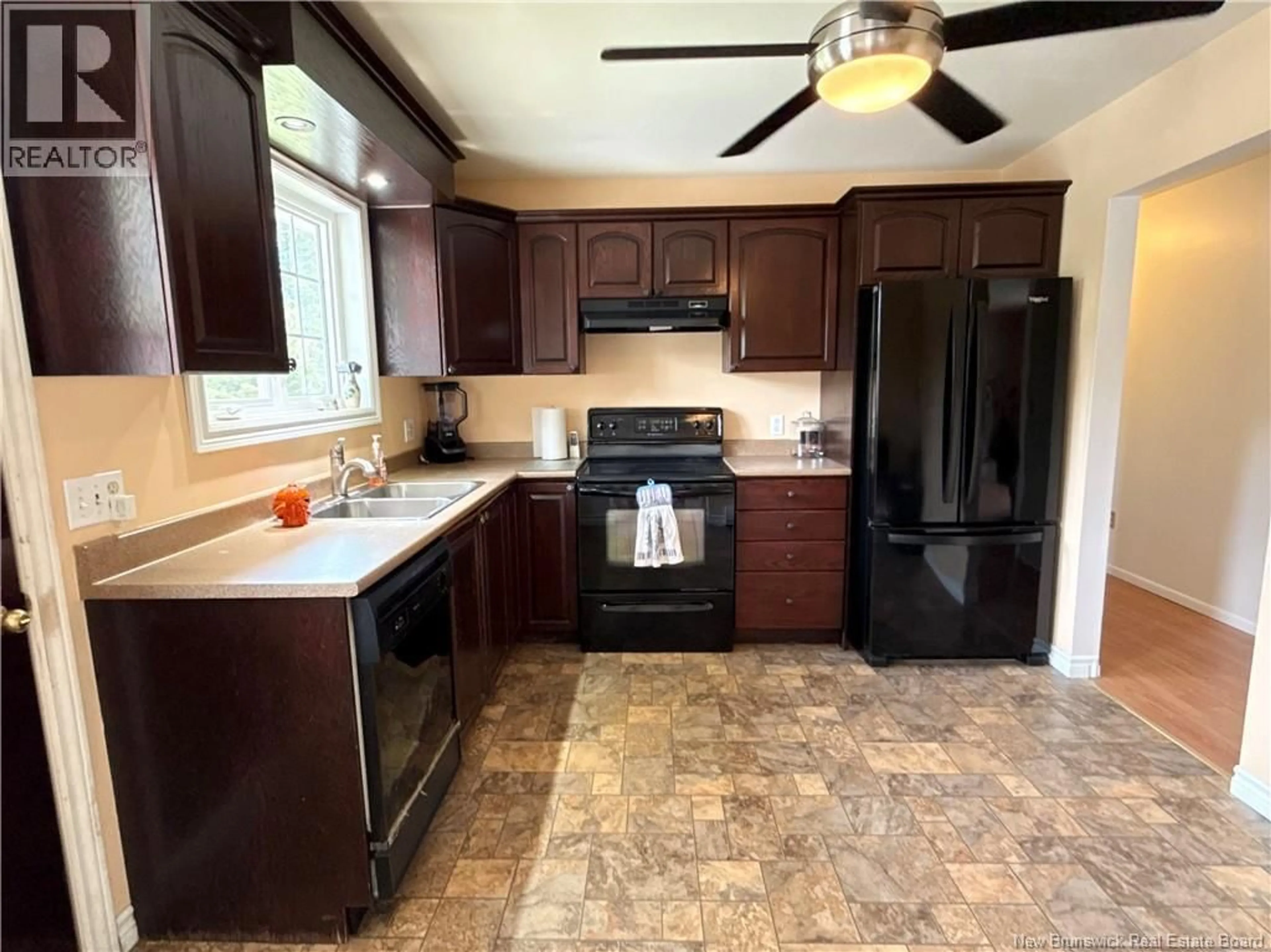 Open concept kitchen, ceramic/tile floor for 180 HUTCHISON DRIVE, Miramichi New Brunswick E1V6C2