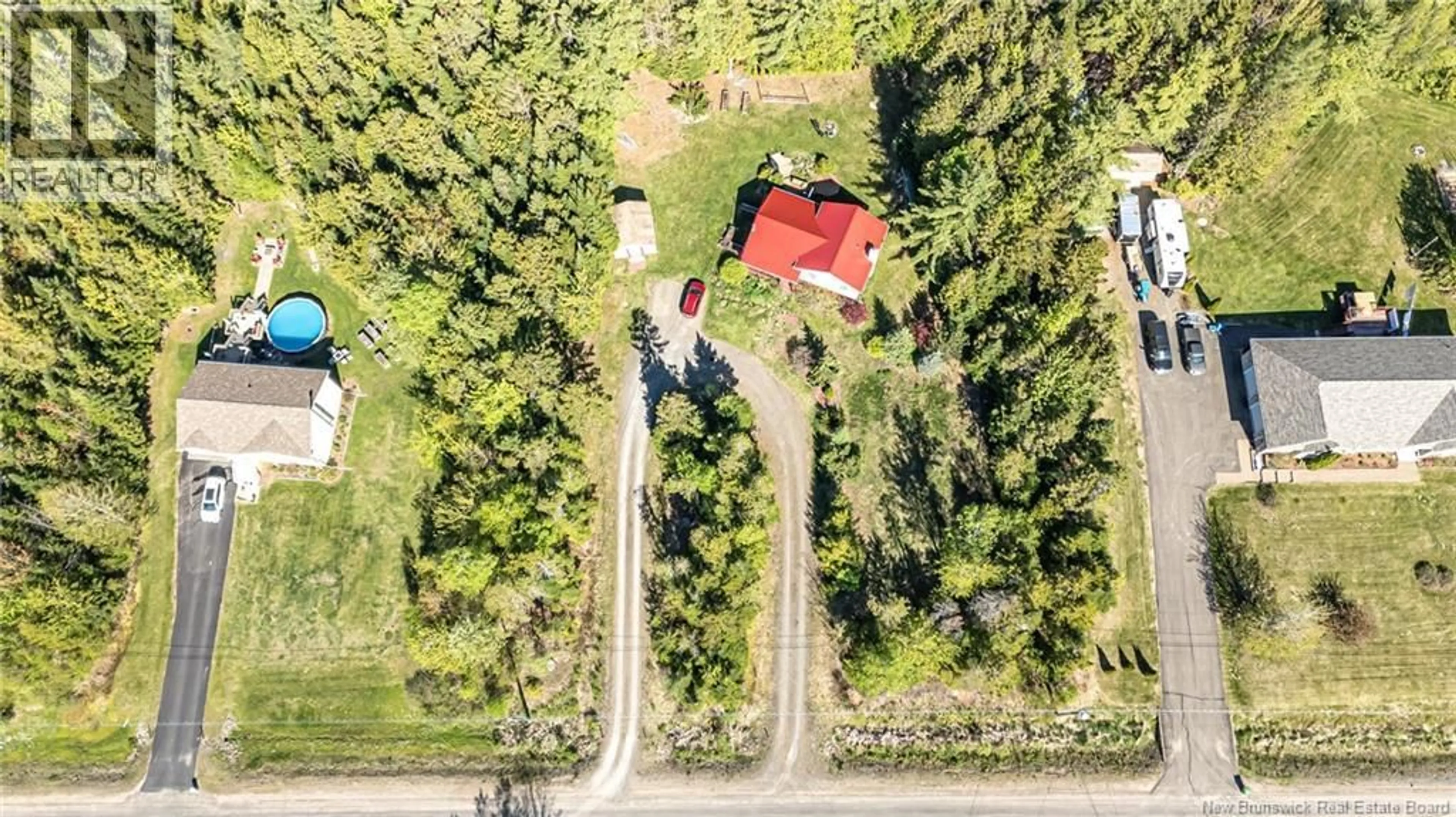 A pic from outside/outdoor area/front of a property/back of a property/a pic from drone, street for 56 WILDWOOD WAY, Burton New Brunswick E2V0G6