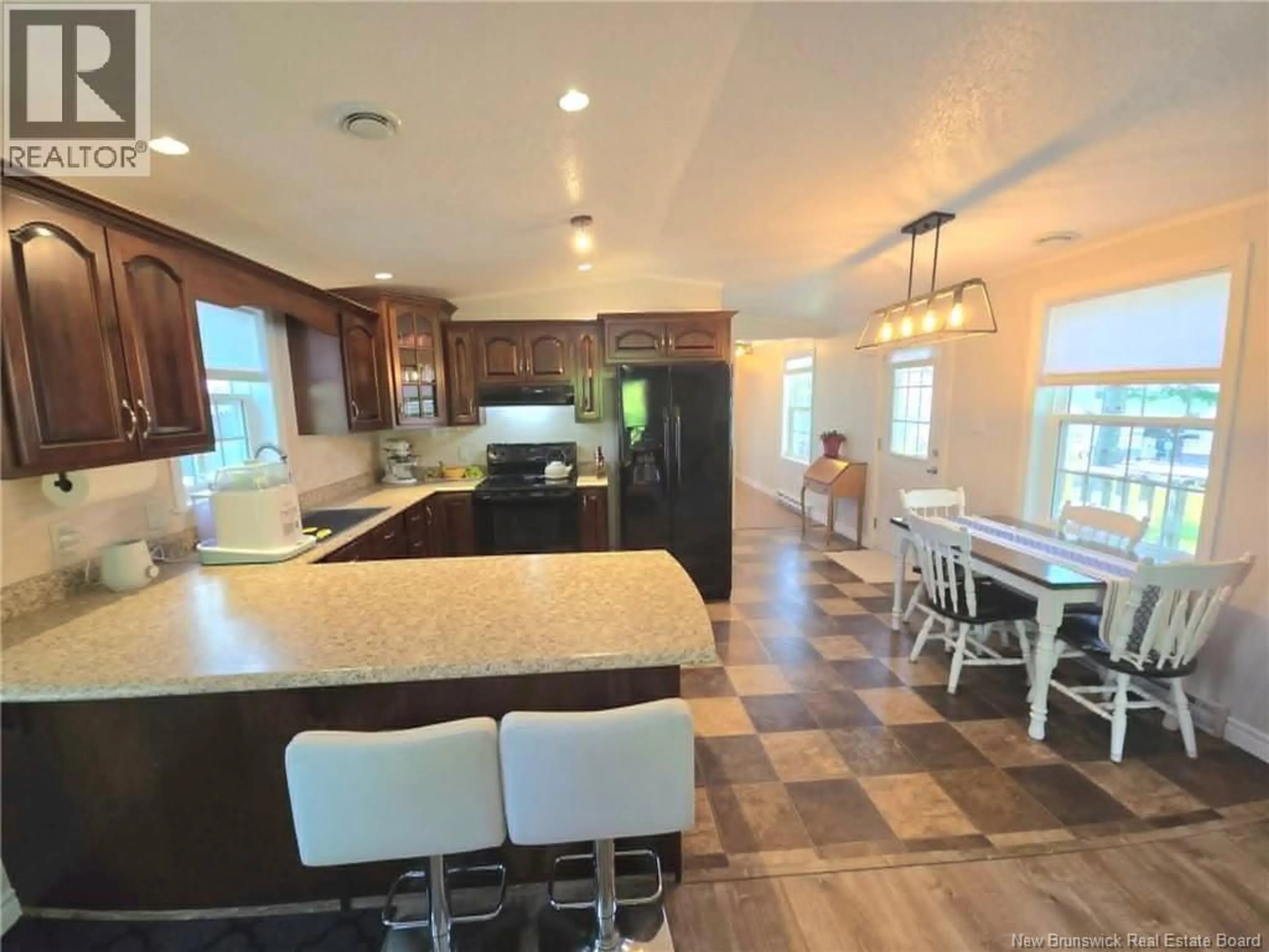 Open concept kitchen, ceramic/tile floor for 90 MCNULTY AVENUE, Lakeville New Brunswick E1H1H8