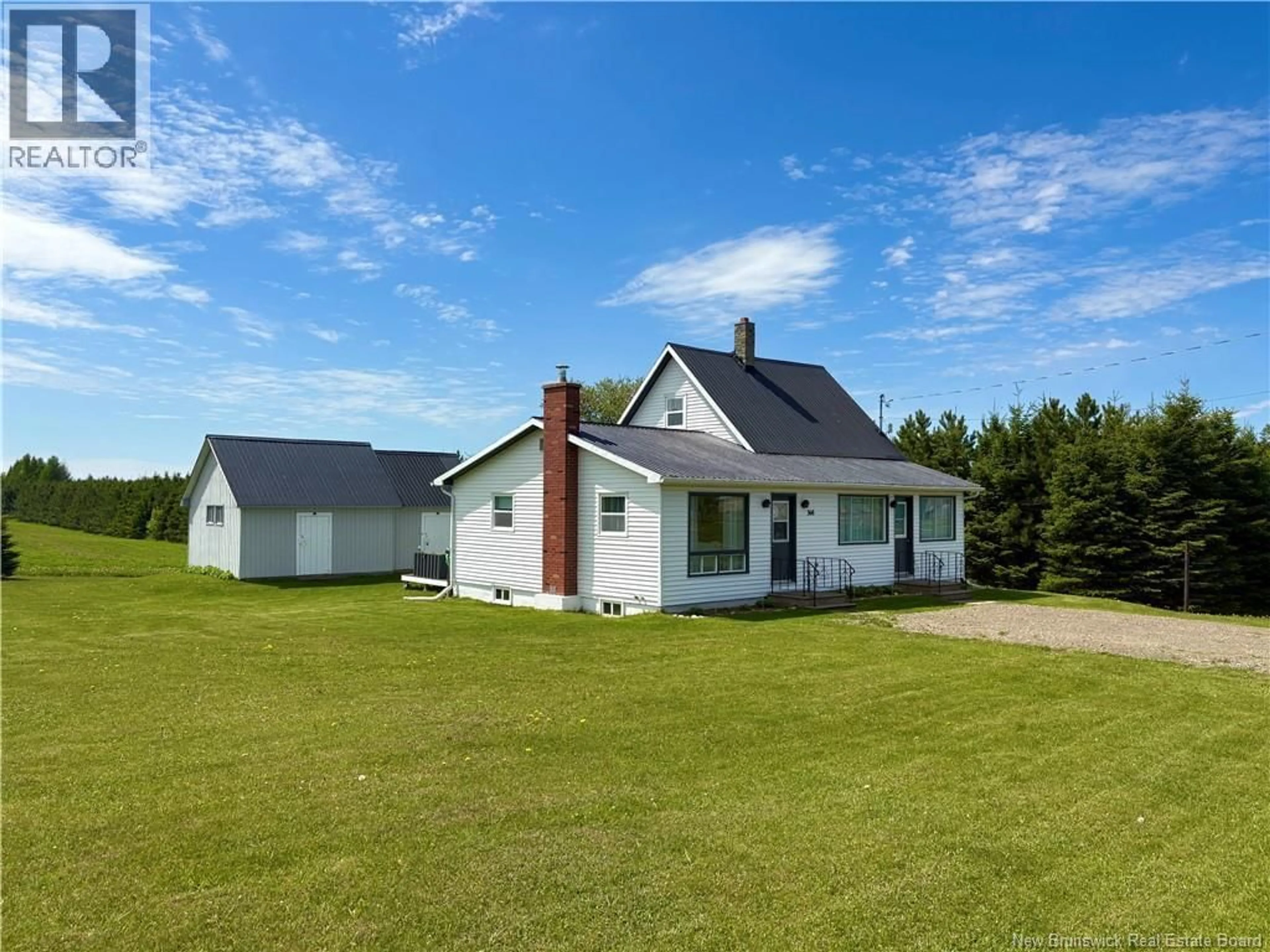A pic from outside/outdoor area/front of a property/back of a property/a pic from drone, unknown for 368 JOHNVILLE ROAD, Johnville New Brunswick E7J1L7