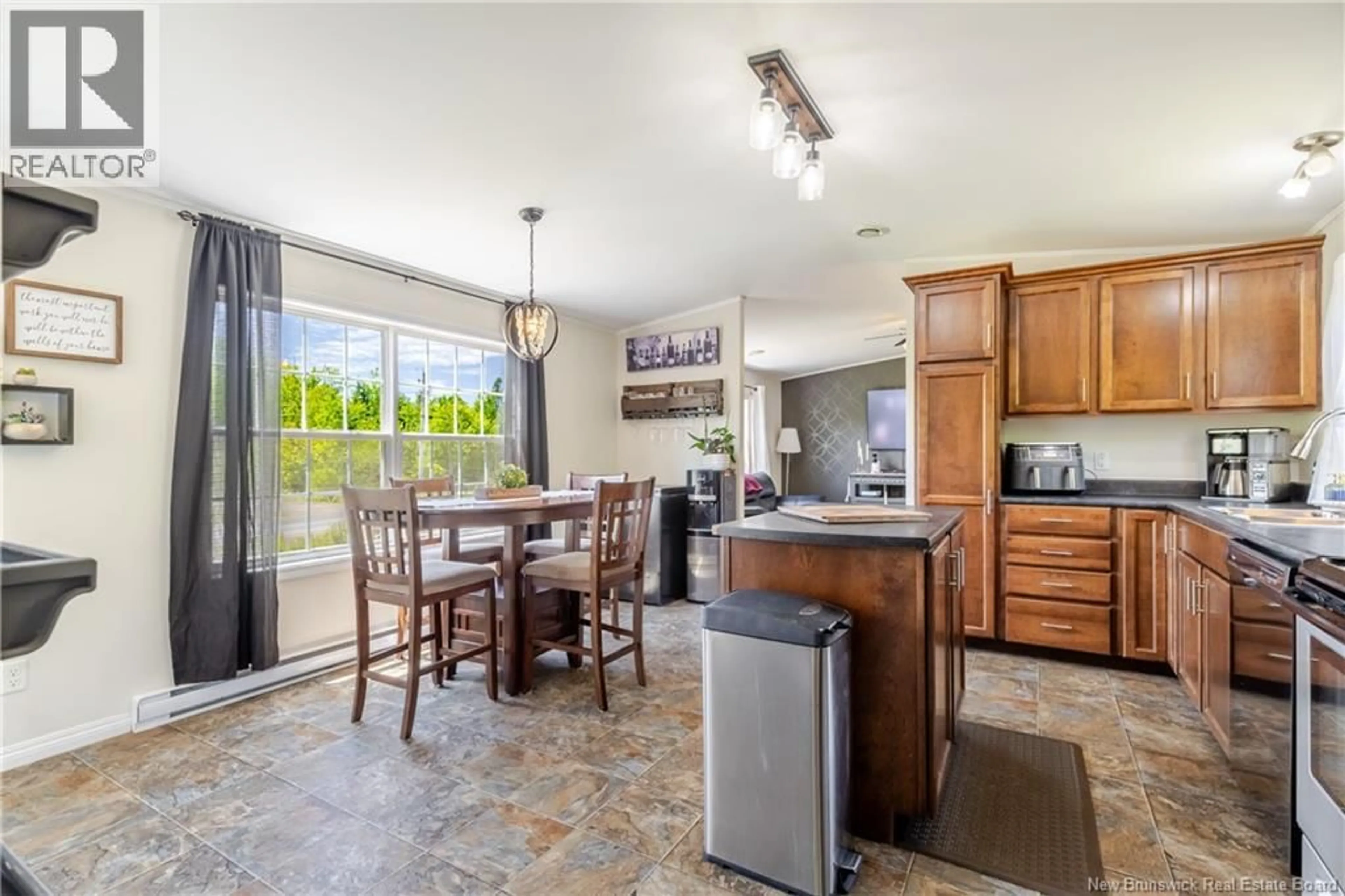Open concept kitchen, ceramic/tile floor for 47 CLARA STREET, Rusagonis New Brunswick E3B0T8