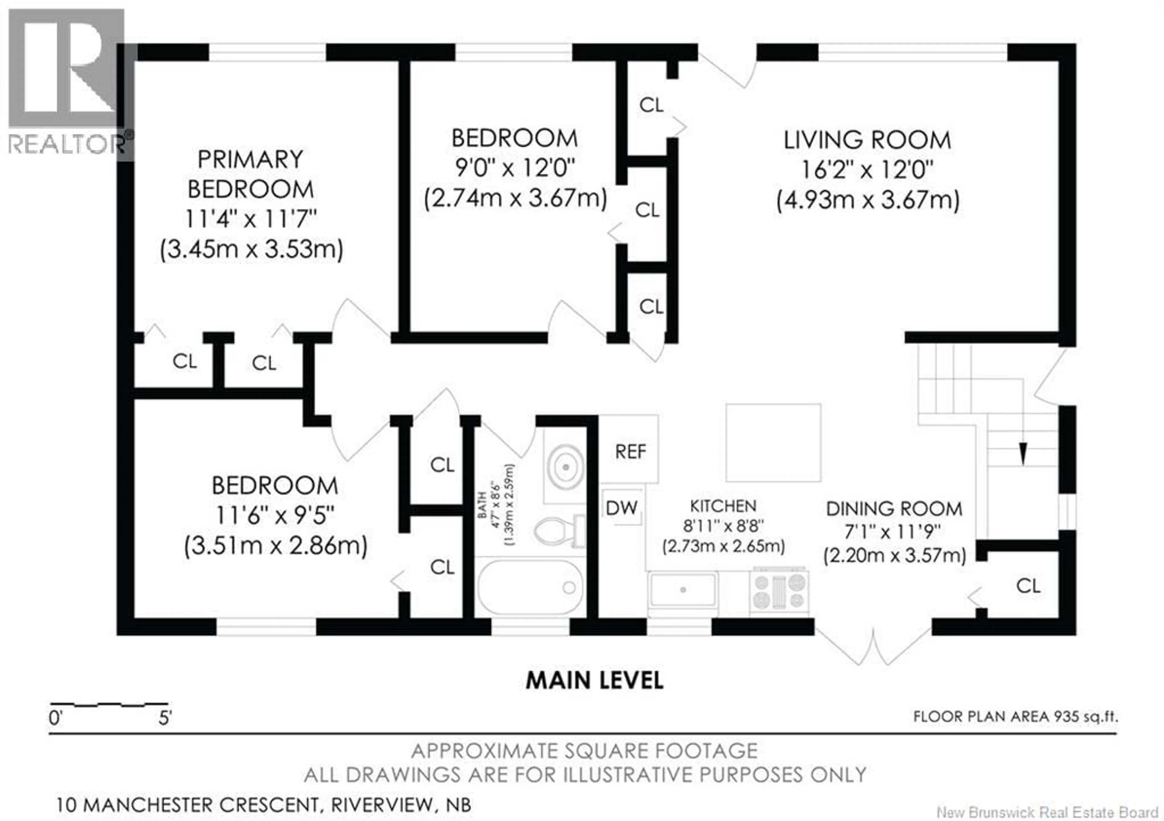 Floor plan for 10 MANCHESTER CRESCENT, Riverview New Brunswick E1B3G4