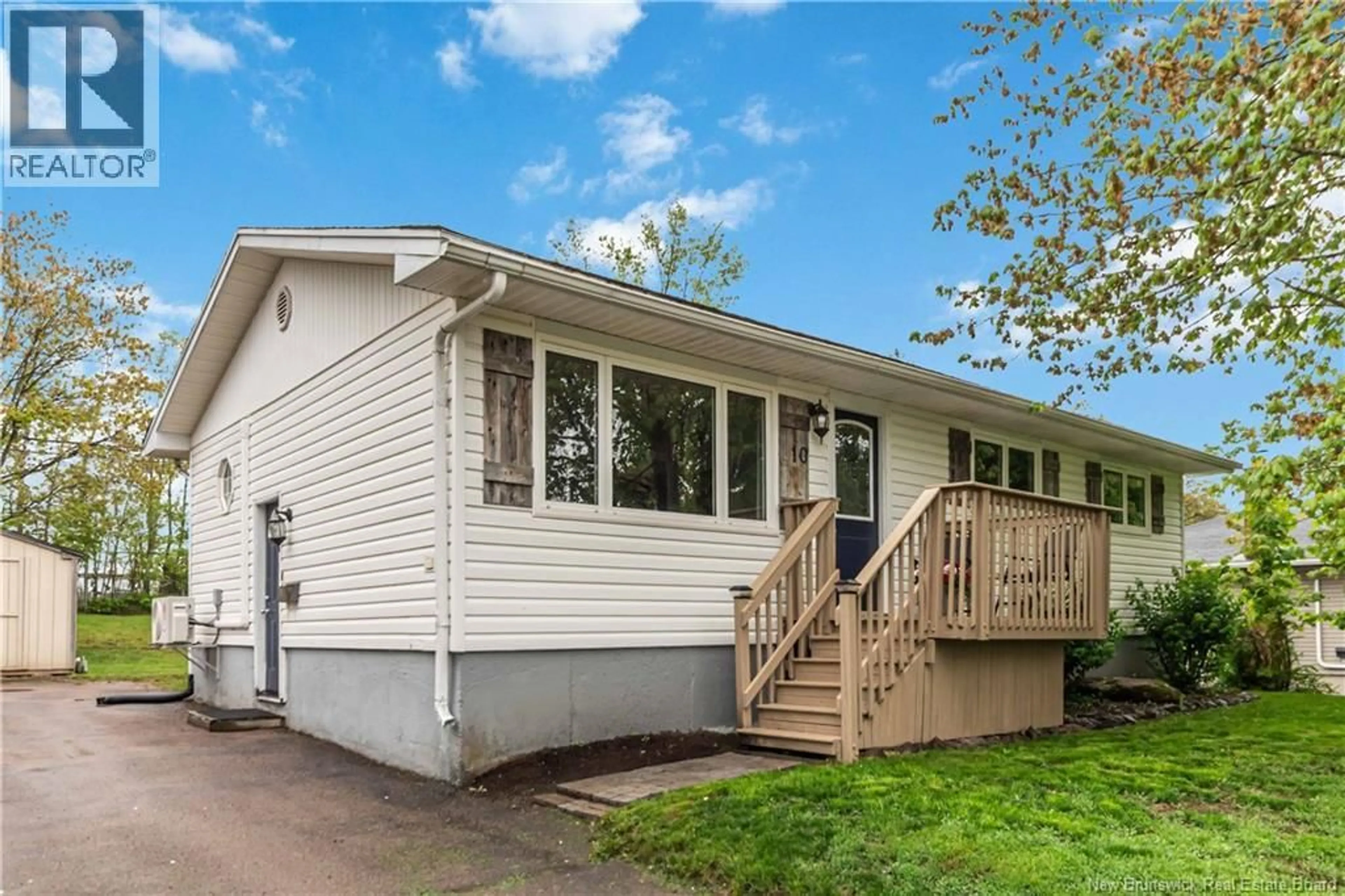 Home with vinyl exterior material, street for 10 MANCHESTER CRESCENT, Riverview New Brunswick E1B3G4
