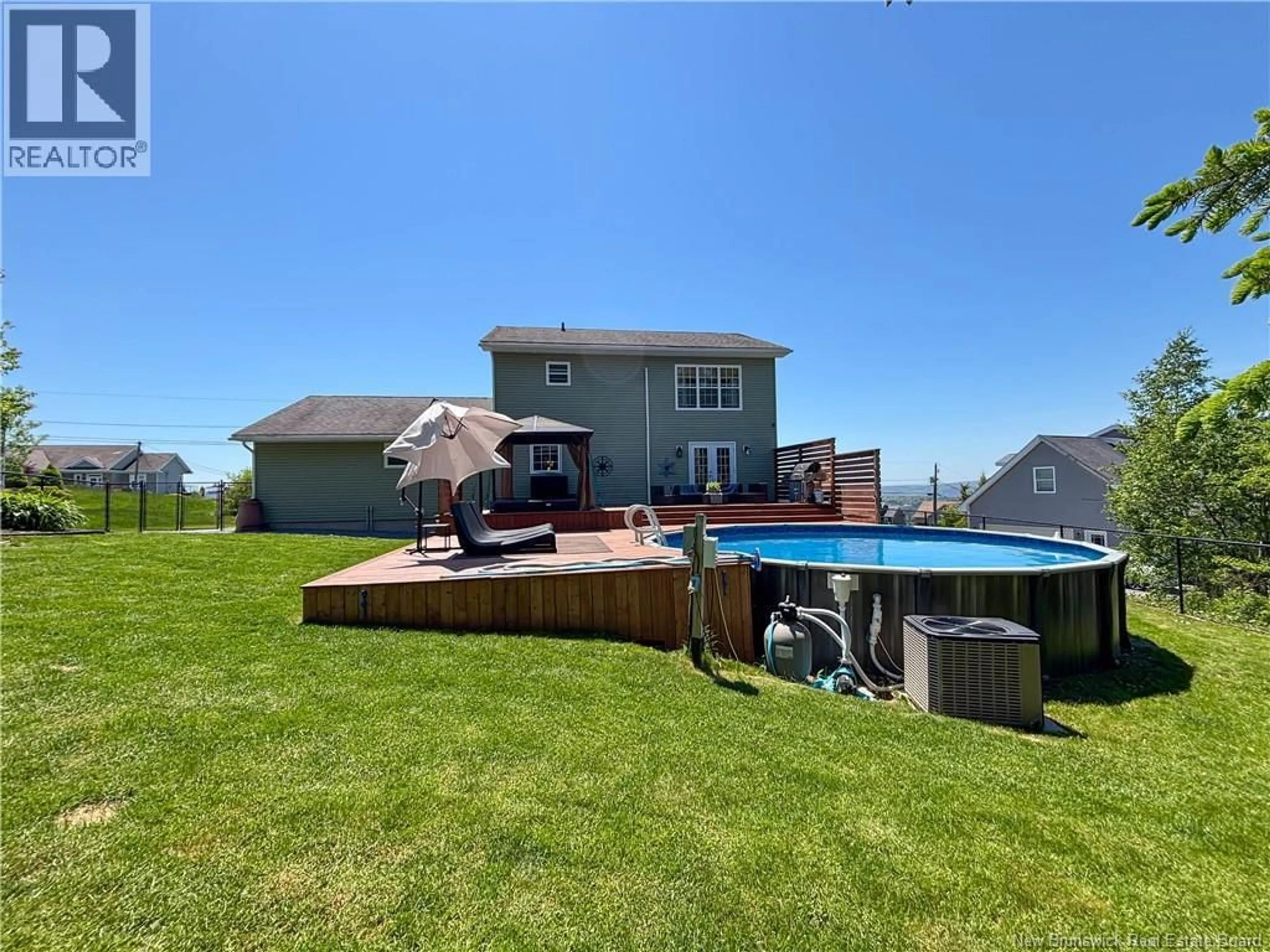 A pic from outside/outdoor area/front of a property/back of a property/a pic from drone, water/lake/river/ocean view for 11 FIELDCREST DRIVE, Quispamsis New Brunswick E2G0E4