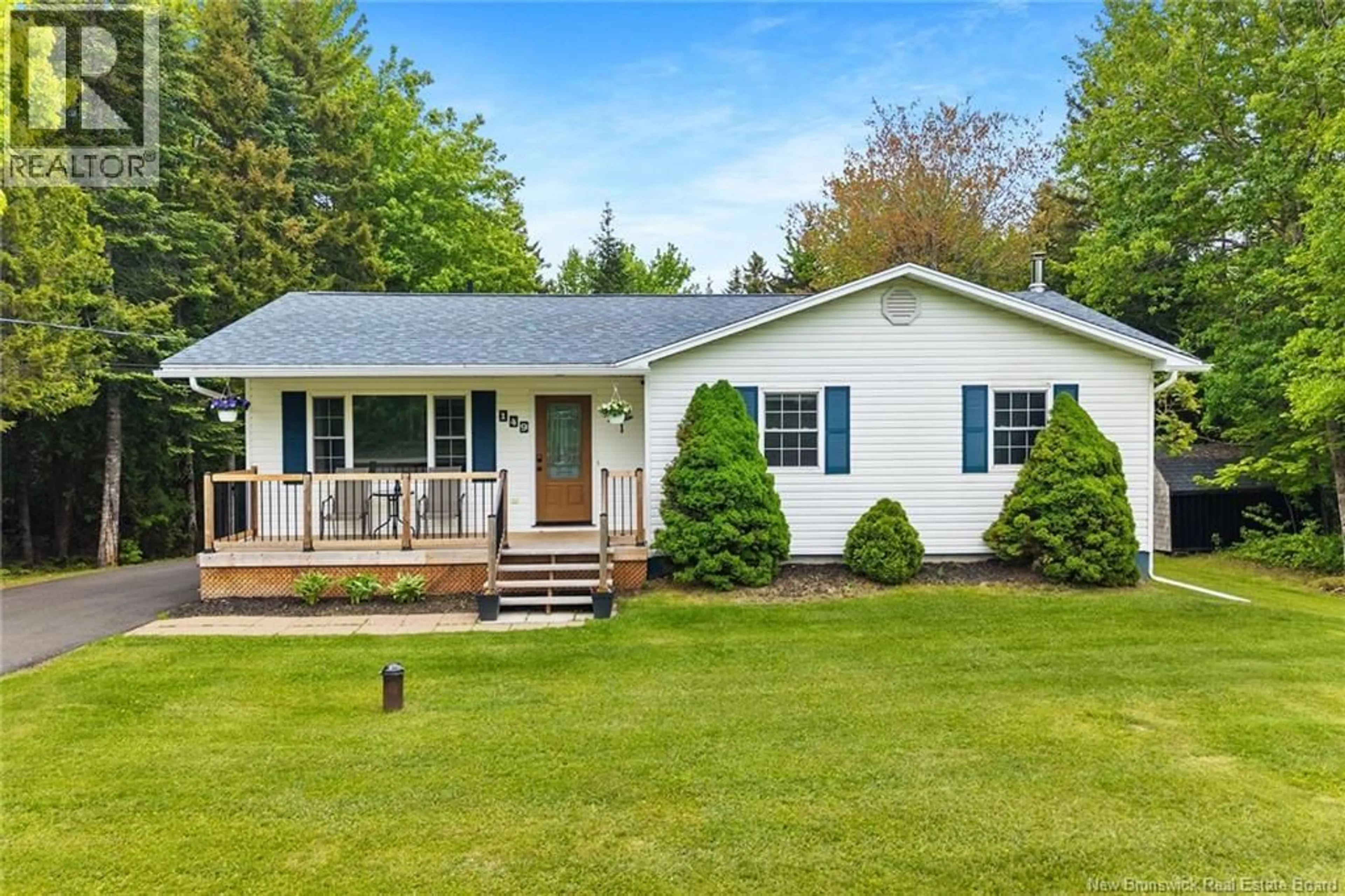 Home with vinyl exterior material, street for 149 CAMERON DRIVE, Burton New Brunswick E2V3G3