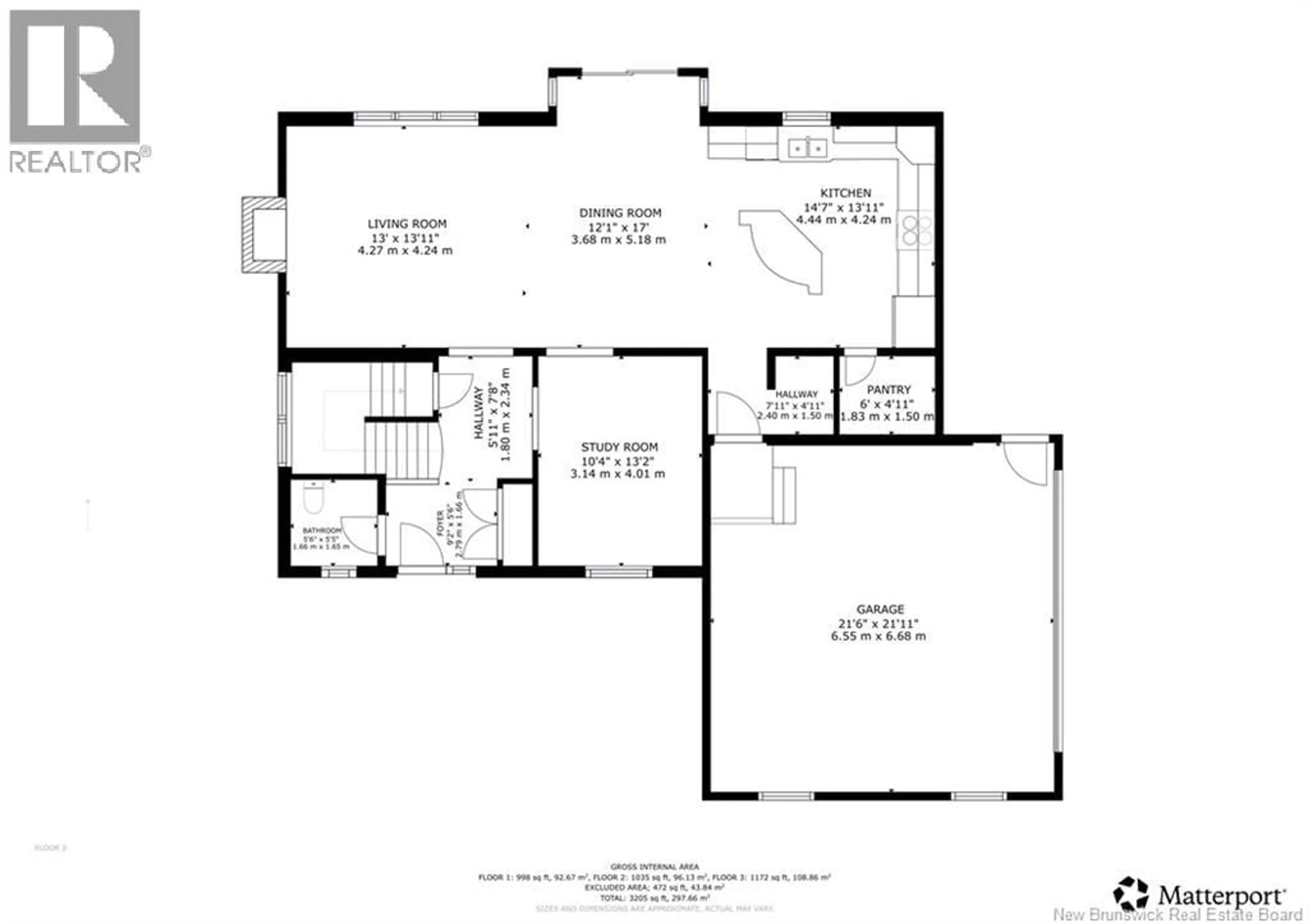 Floor plan for 97 RIVERFRONT WAY, Fredericton New Brunswick E3C2R7