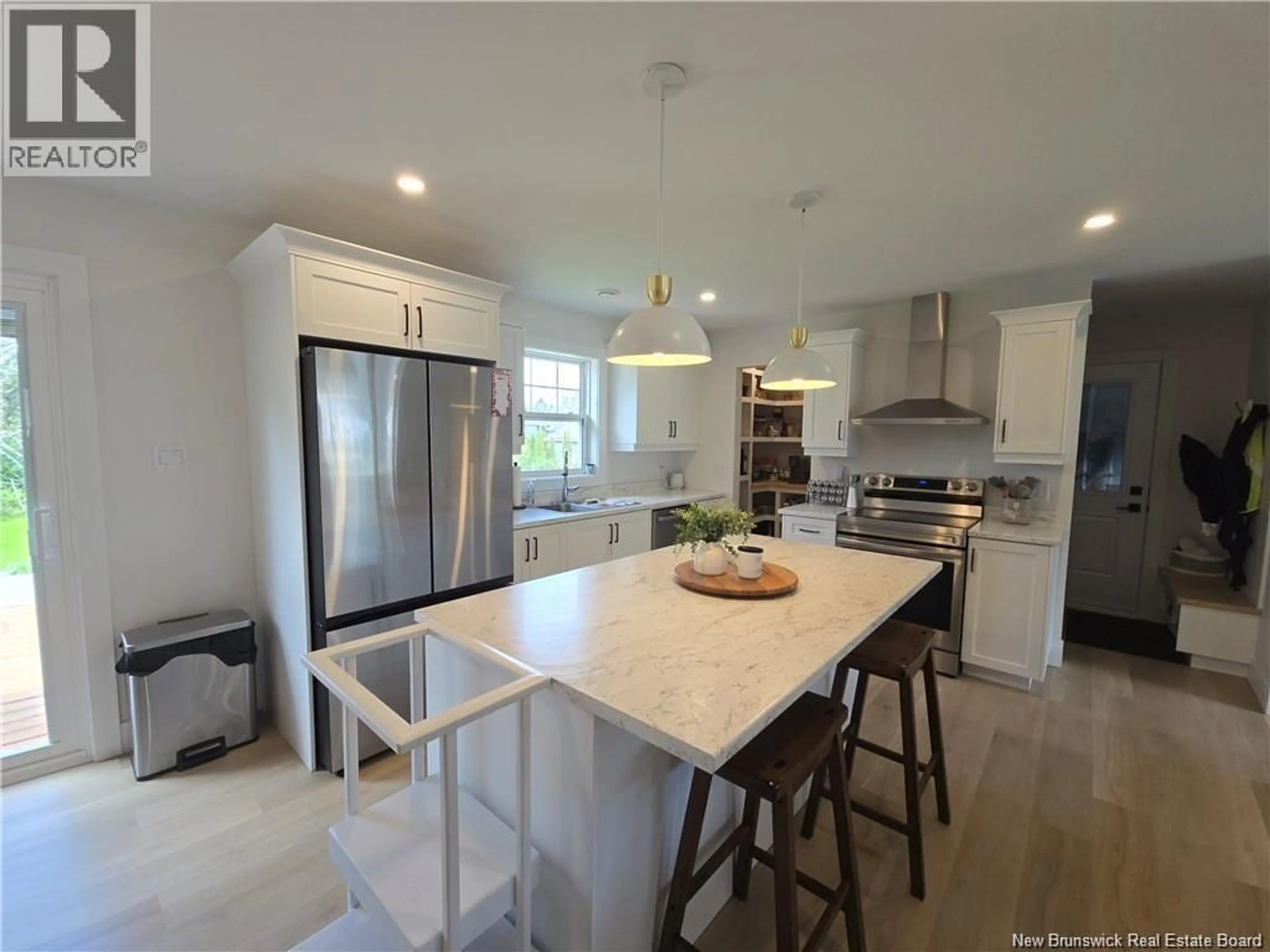 Open concept kitchen, ceramic/tile floor for 207 CARROLL STREET, Miramichi New Brunswick E1V0M3