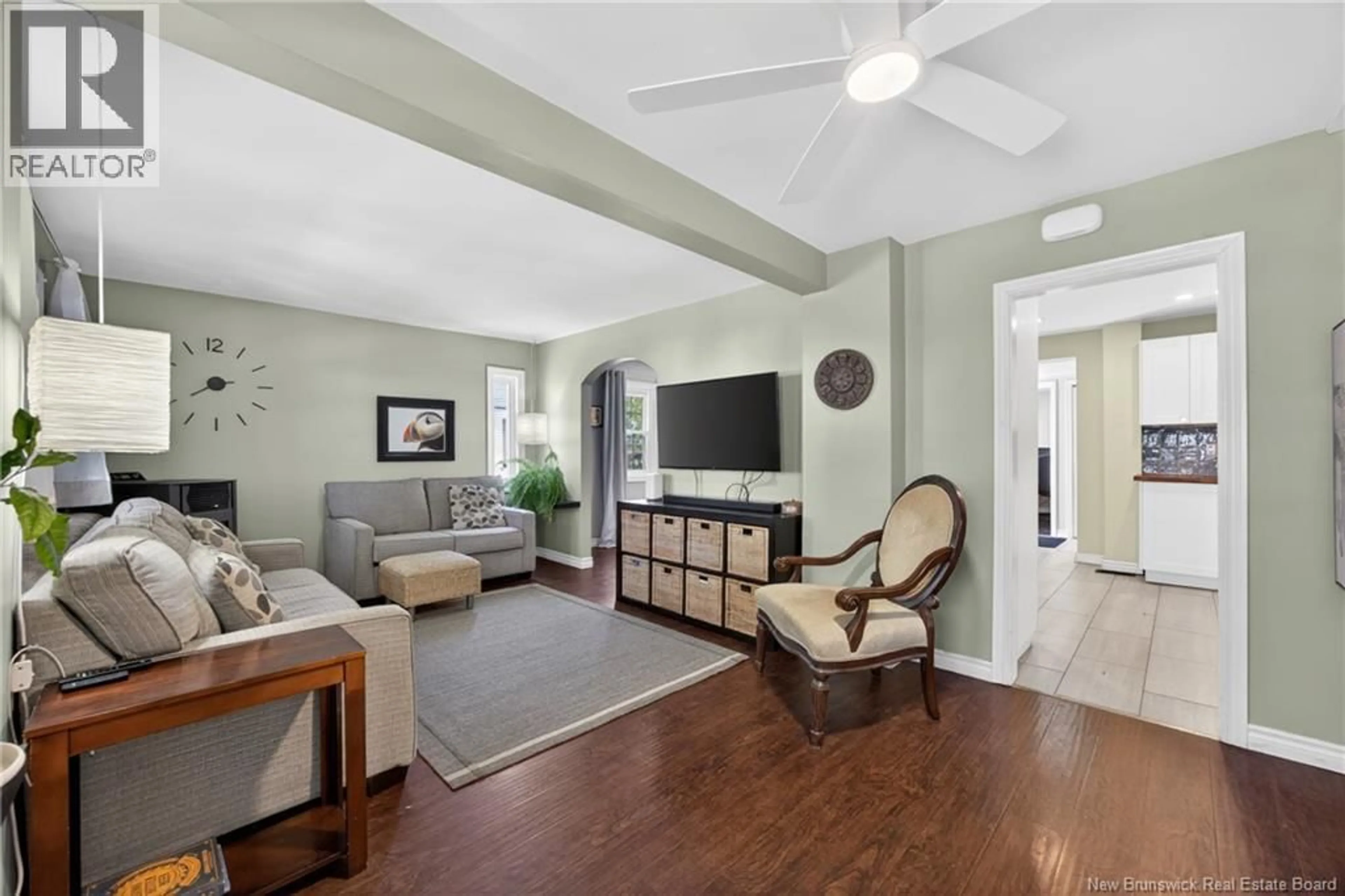 Living room with furniture, unknown for 138 VICTORIA STREET, Fredericton New Brunswick E3B1W1