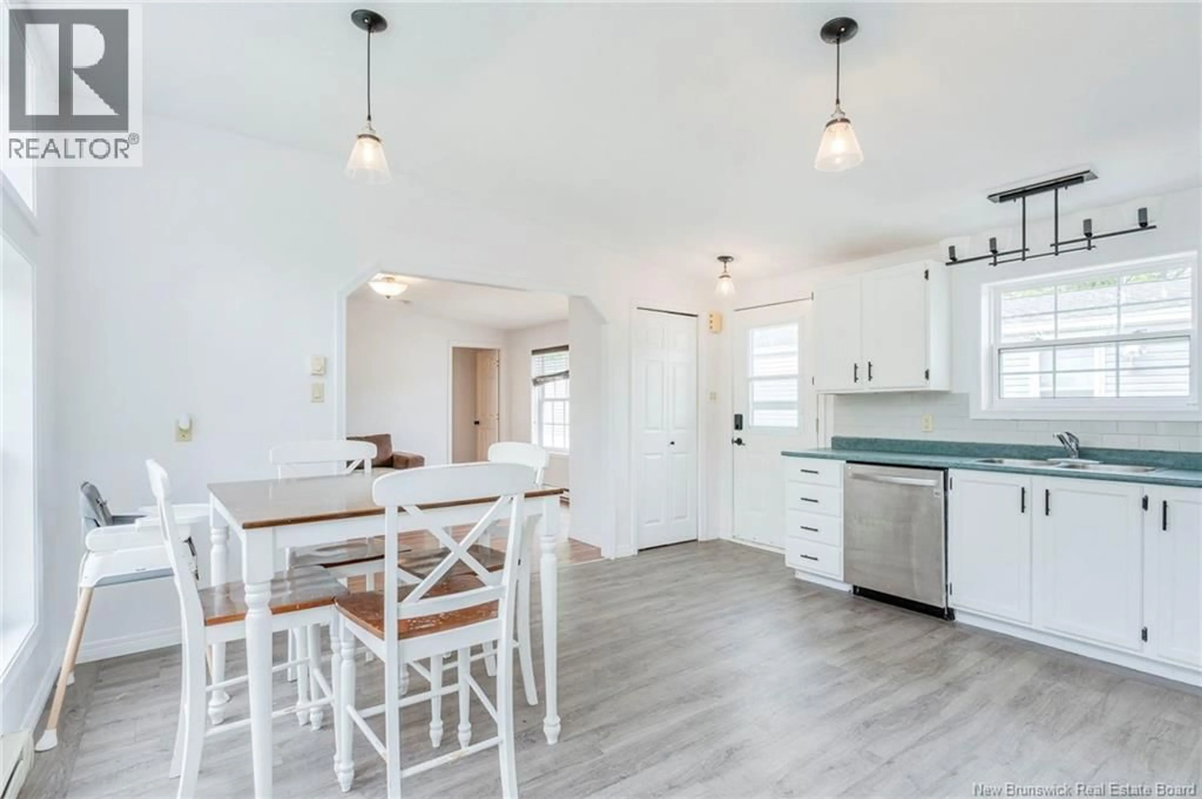 Open concept kitchen, wood/laminate floor for 37 WALNUT, Quispamsis New Brunswick E2G1W8
