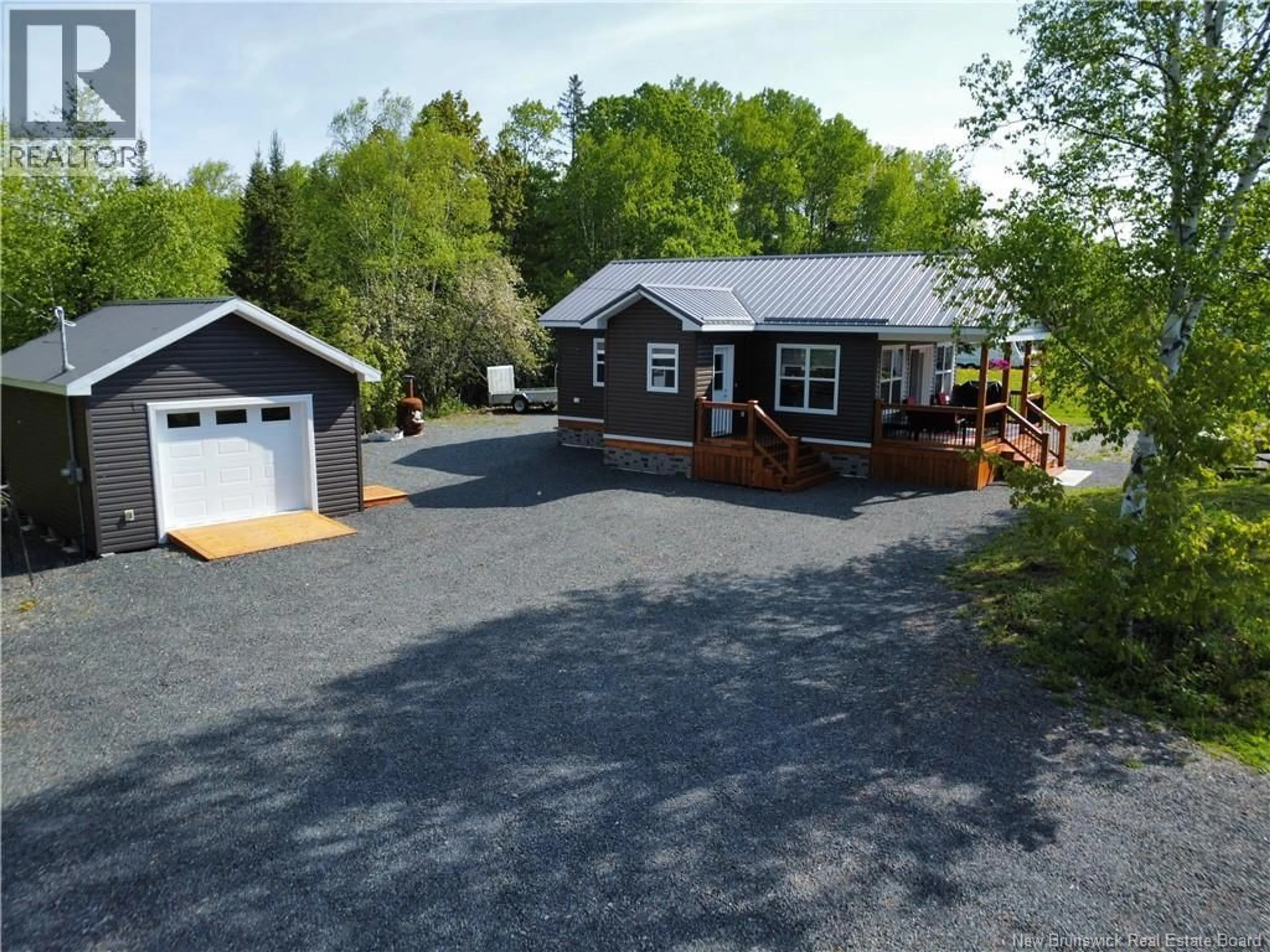 A pic from outside/outdoor area/front of a property/back of a property/a pic from drone, street for 1166 ROBERTVILLE ROAD, Robertville New Brunswick E8K2W1