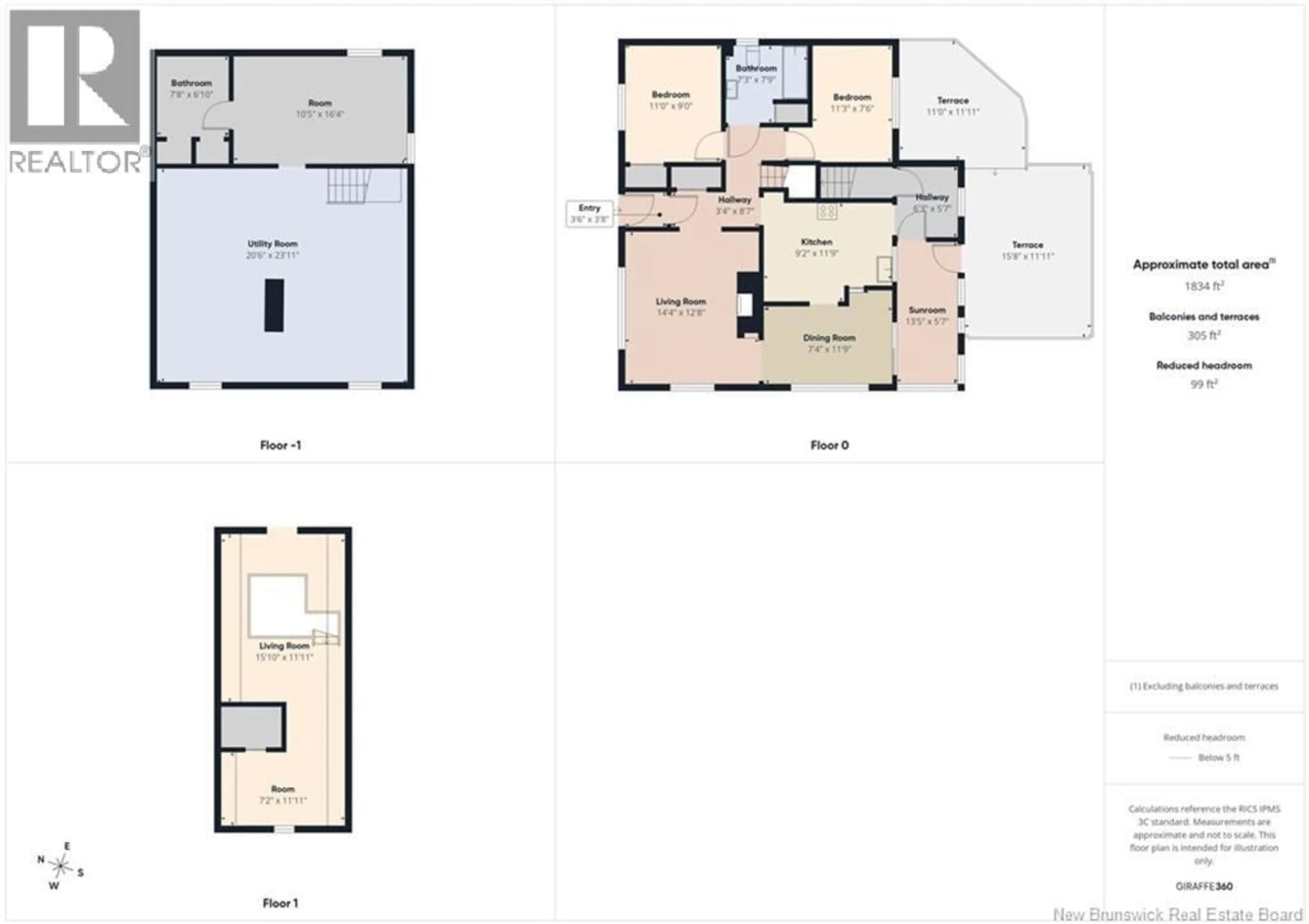 Floor plan for 46 DONALD AVENUE, Moncton New Brunswick E1A3B1