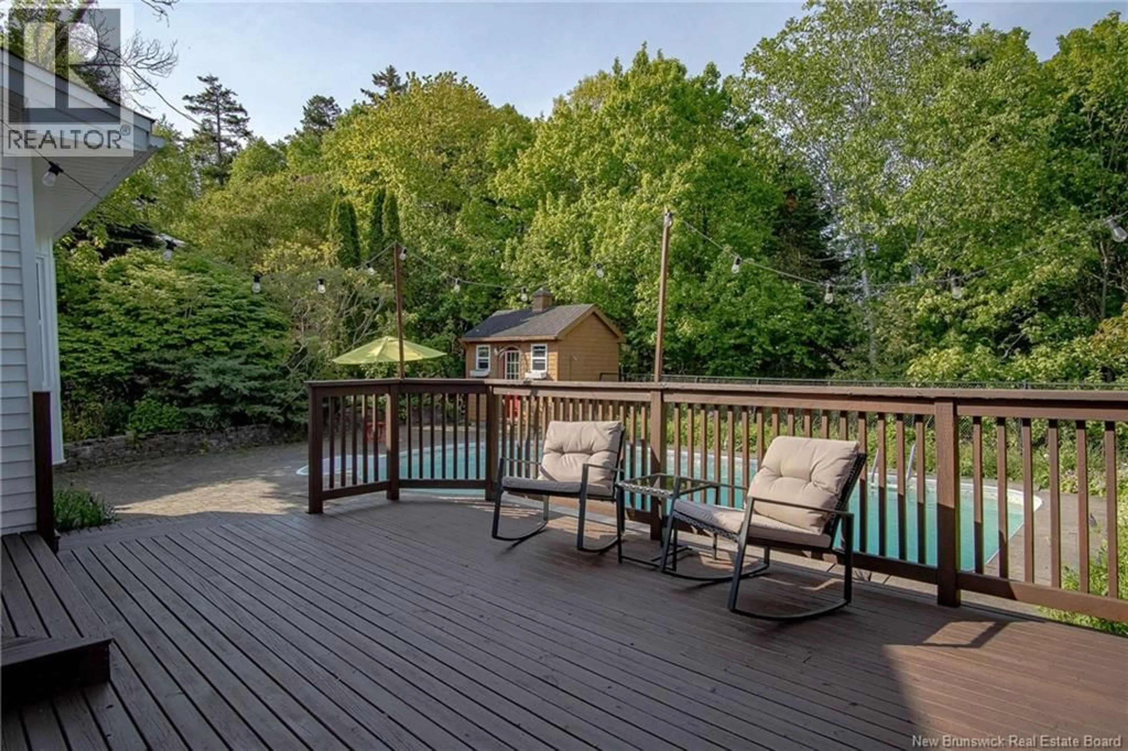 Patio, water/lake/river/ocean view for 16 COVE CRESCENT, Rothesay New Brunswick E2E4Y5