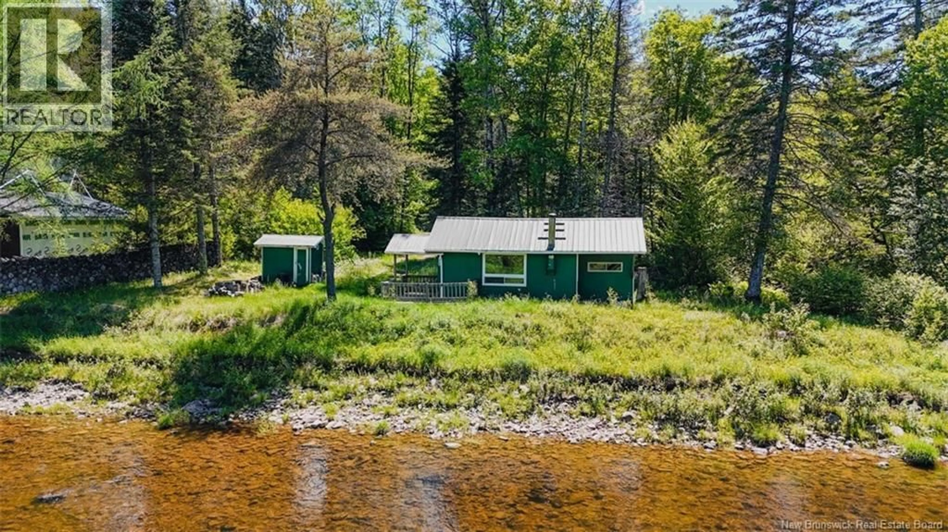 A pic from outside/outdoor area/front of a property/back of a property/a pic from drone, water/lake/river/ocean view for 341 ASHLAND ROAD, Ashland New Brunswick E7P1V3