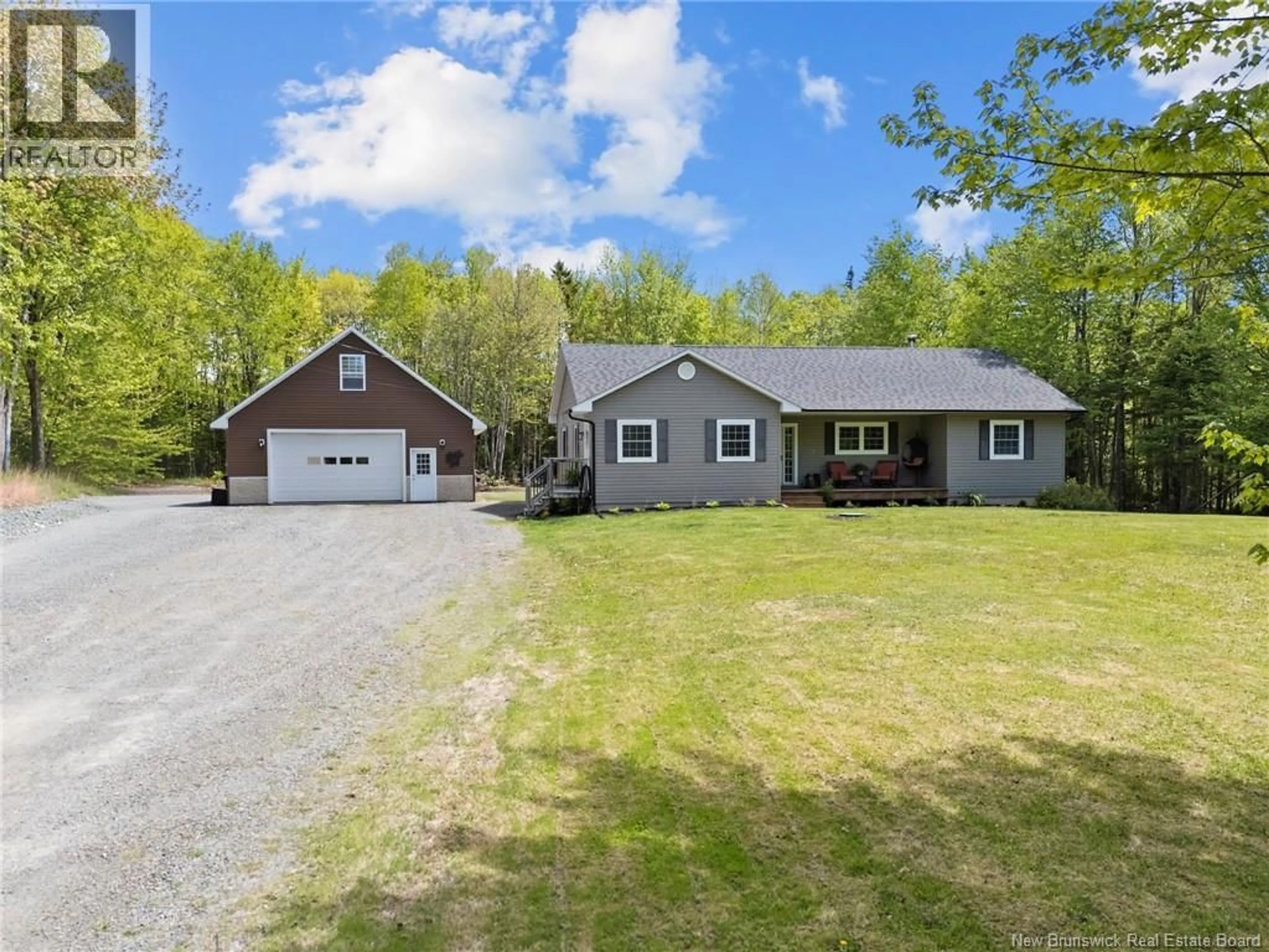 A pic from outside/outdoor area/front of a property/back of a property/a pic from drone, street for 2272 ROUTE 620, Royal Road New Brunswick E3G6L5