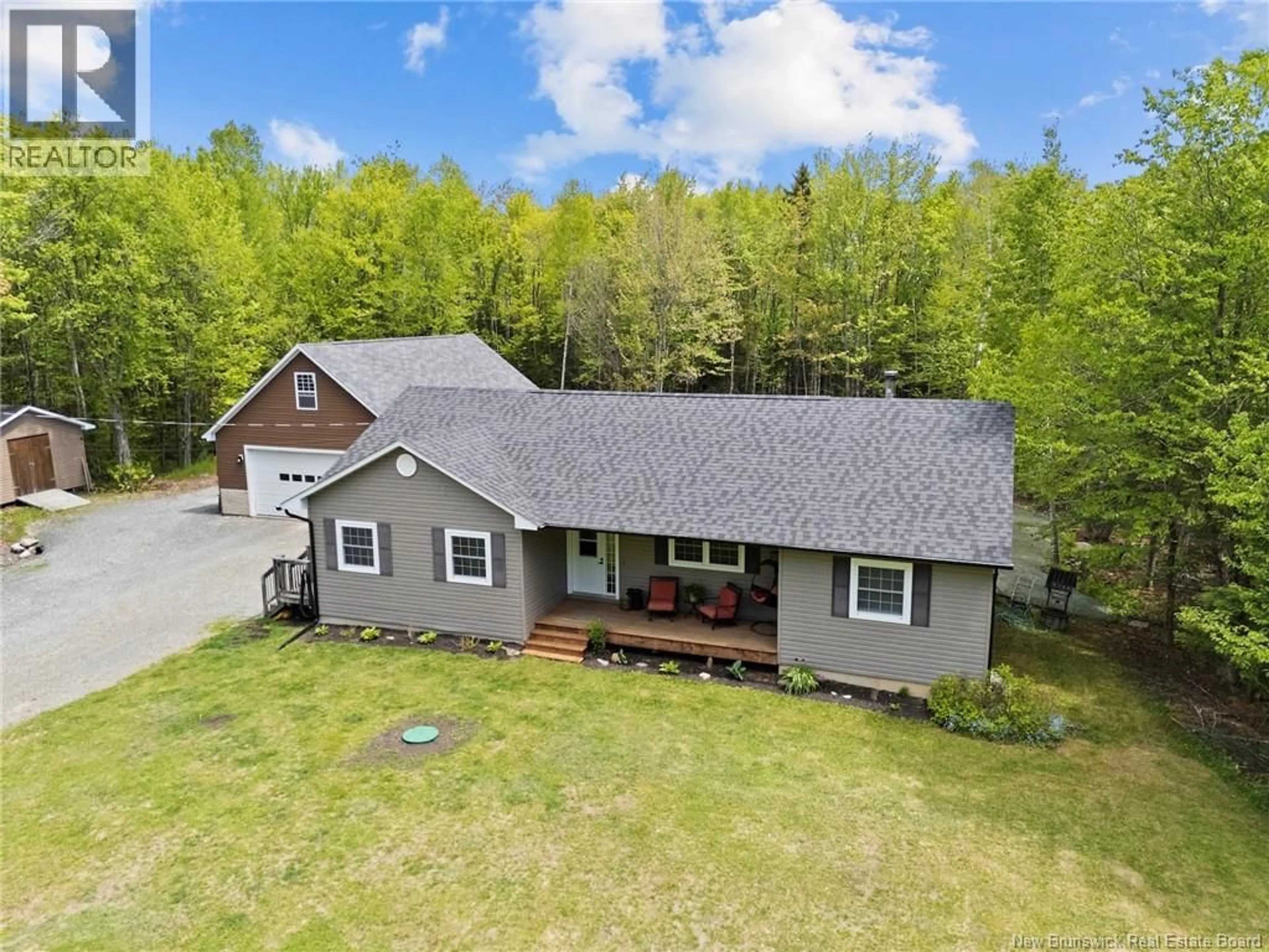 A pic from outside/outdoor area/front of a property/back of a property/a pic from drone, mountain view for 2272 ROUTE 620, Royal Road New Brunswick E3G6L5