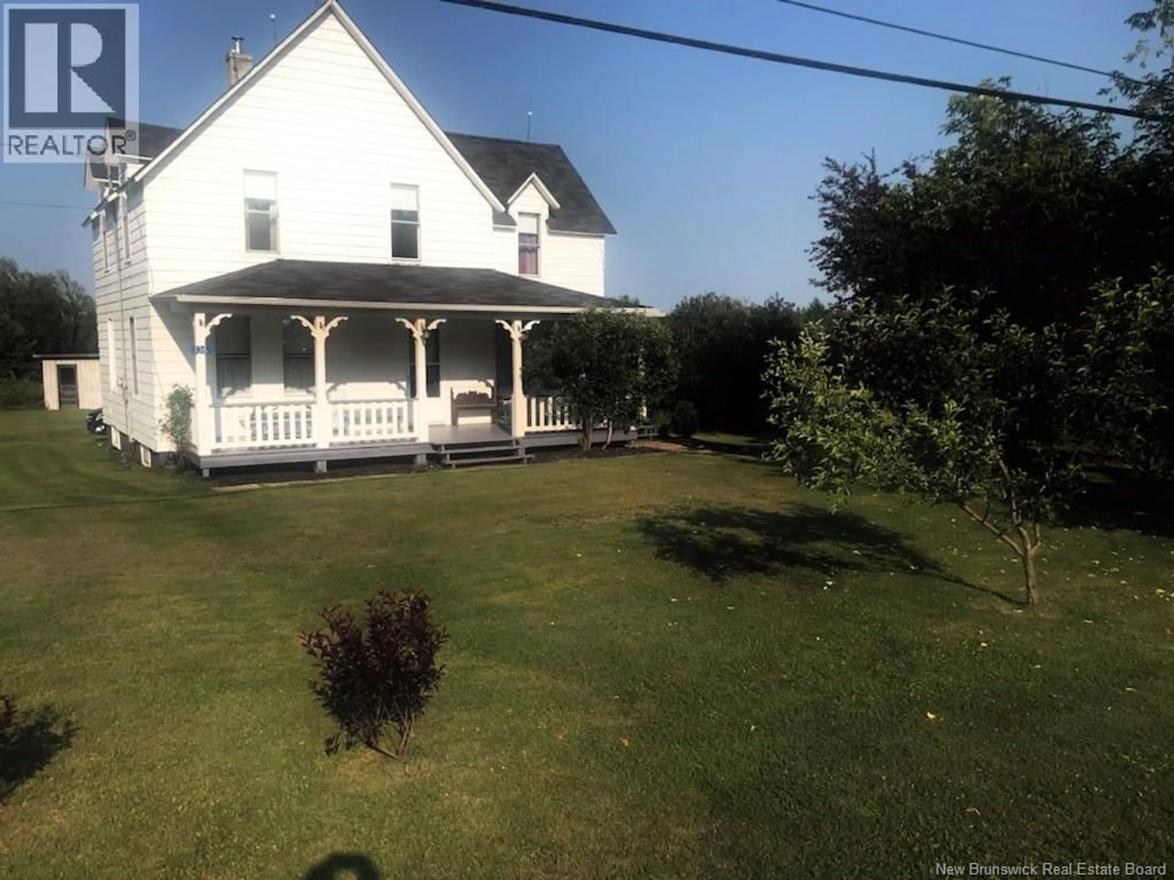 A pic from outside/outdoor area/front of a property/back of a property/a pic from drone, street for 136 LILLOETT DRIVE, Chipman New Brunswick E4A1V7