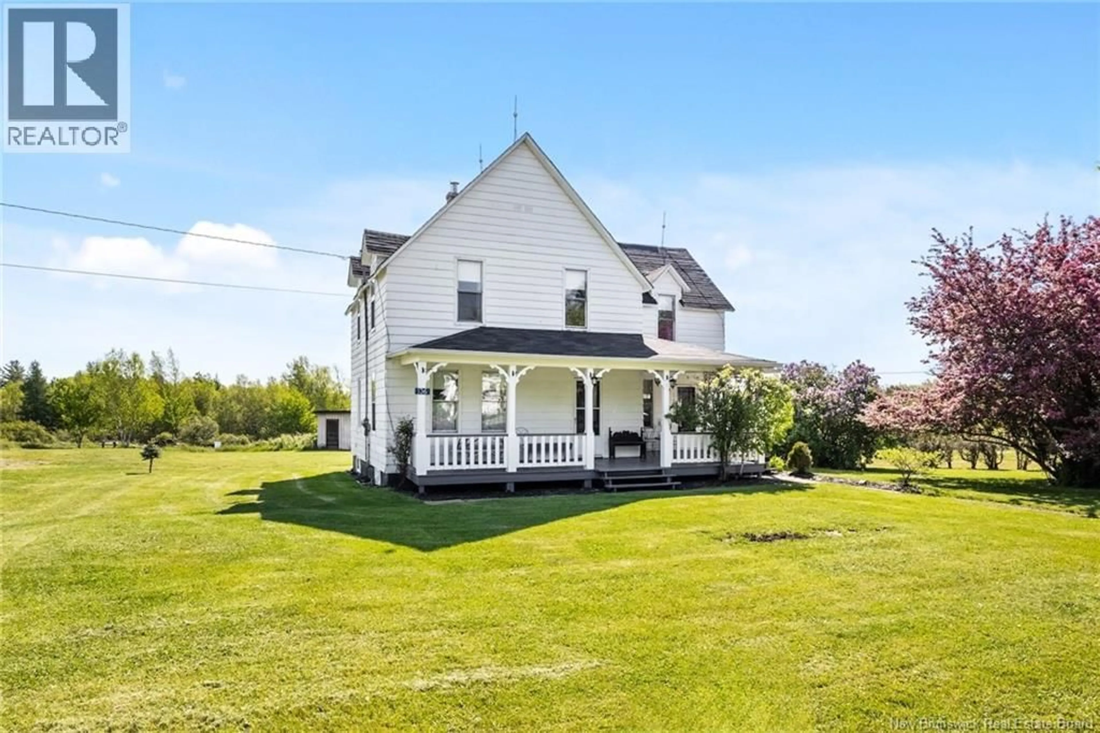 A pic from outside/outdoor area/front of a property/back of a property/a pic from drone, unknown for 136 LILLOETT DRIVE, Chipman New Brunswick E4A1V7