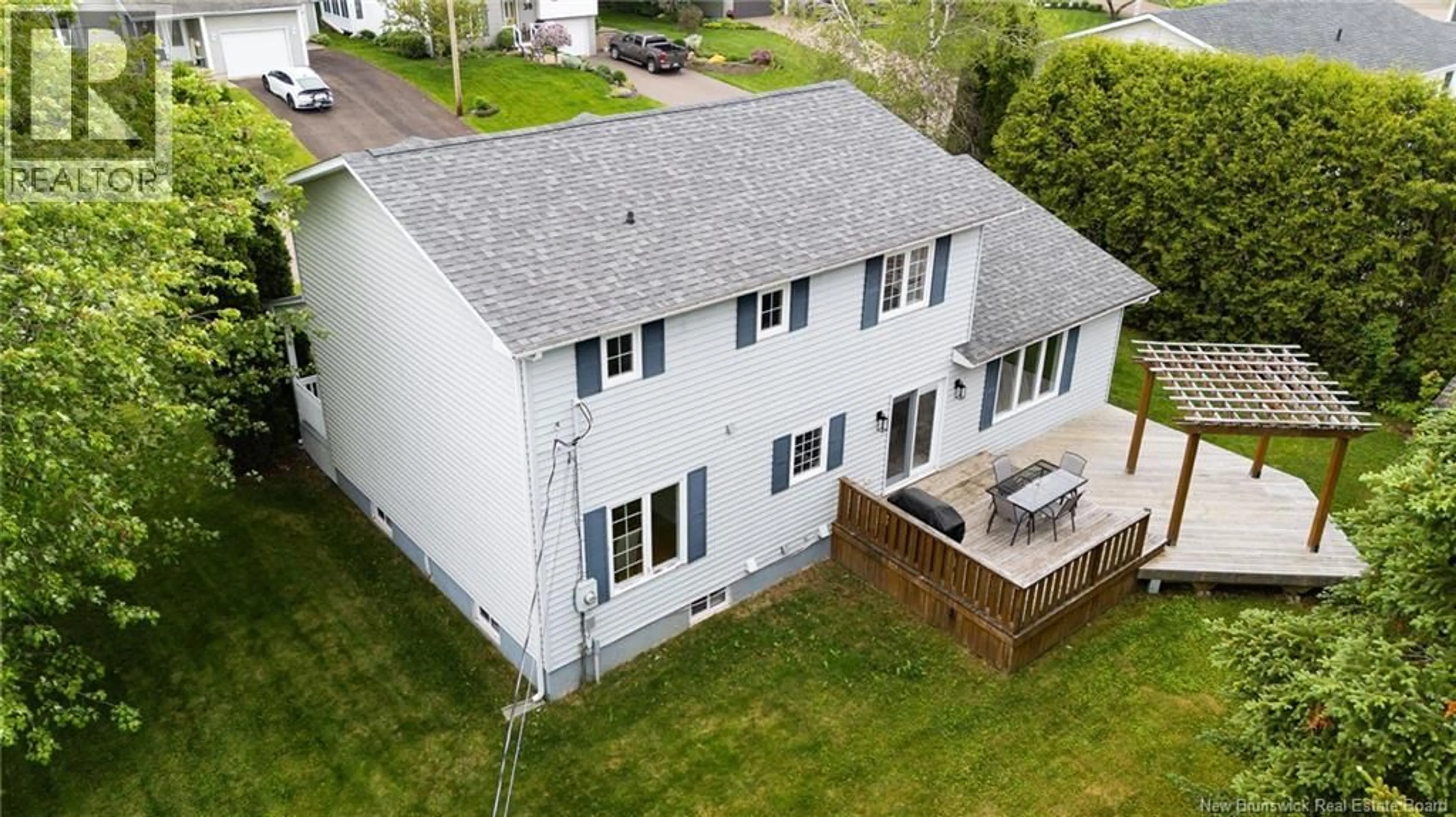 A pic from outside/outdoor area/front of a property/back of a property/a pic from drone, building for 45 CHIASSON COURT, Dieppe New Brunswick E1A6J4