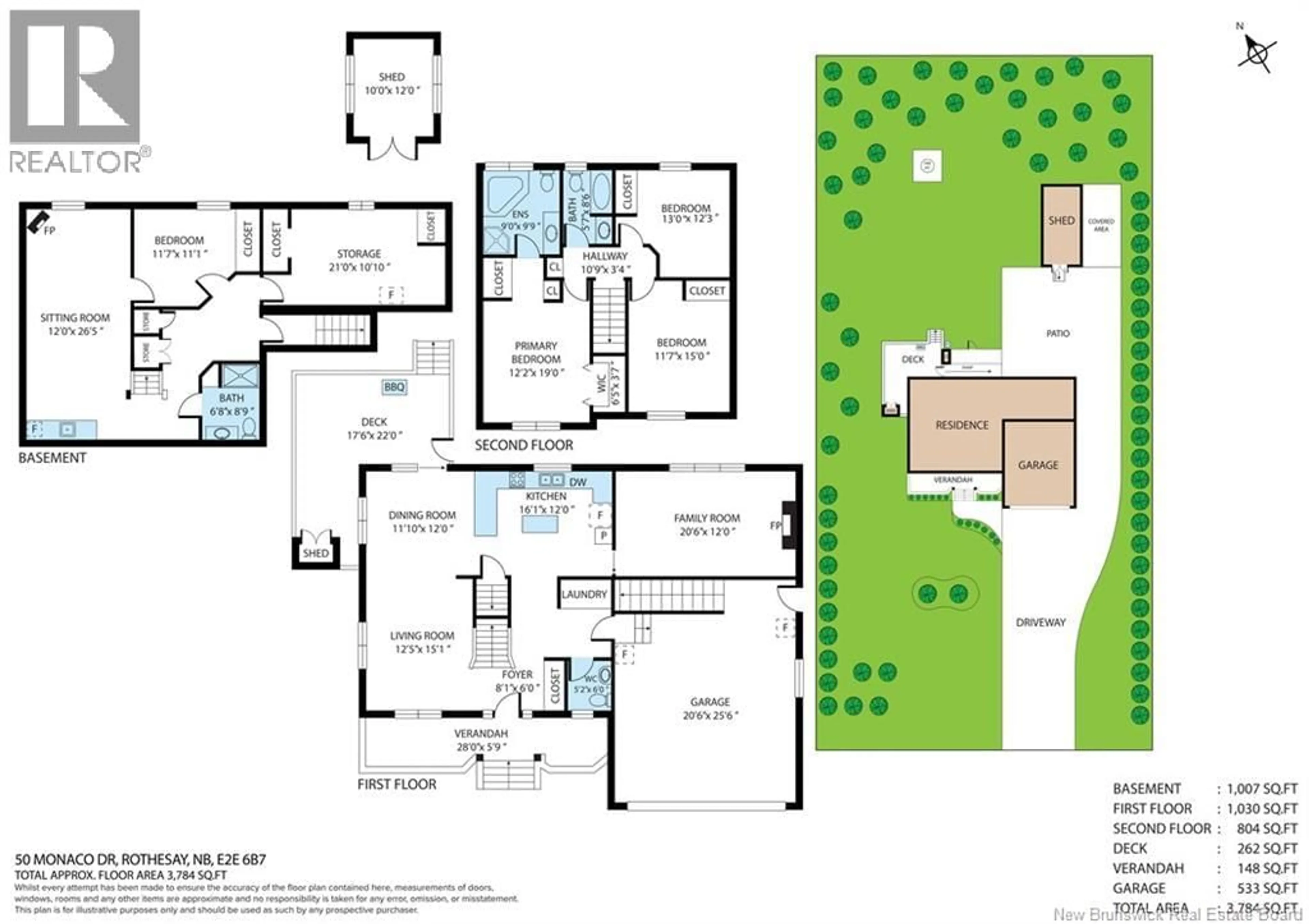 Floor plan for 50 MONACO DRIVE, Rothesay New Brunswick E2E6B7