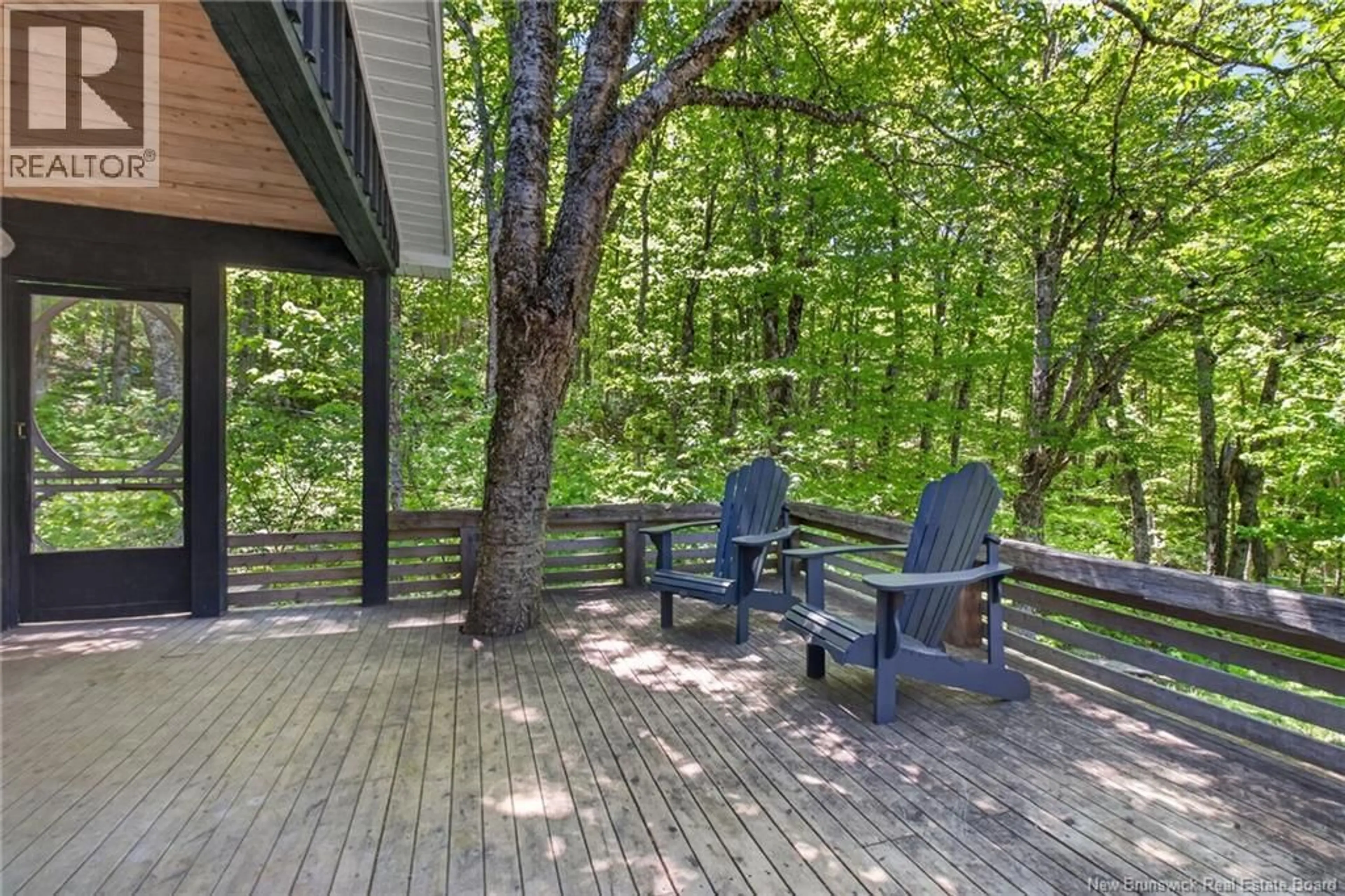 Patio, forest/trees view for TUCKER ROAD, Elgin New Brunswick E4Z6K9