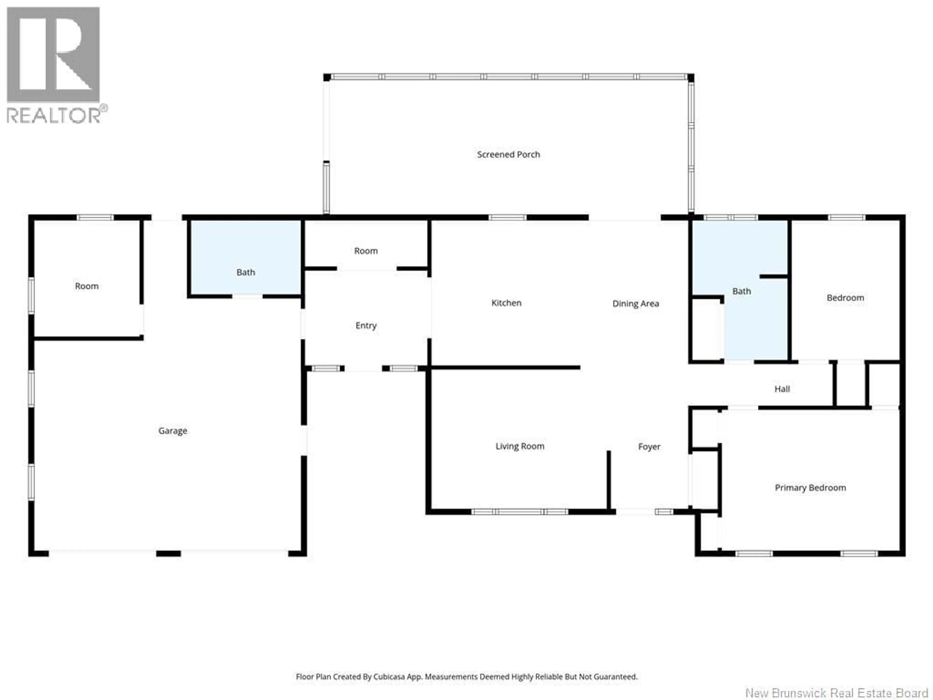 Floor plan for 2260 SUNSET, Bathurst New Brunswick E2A7K8