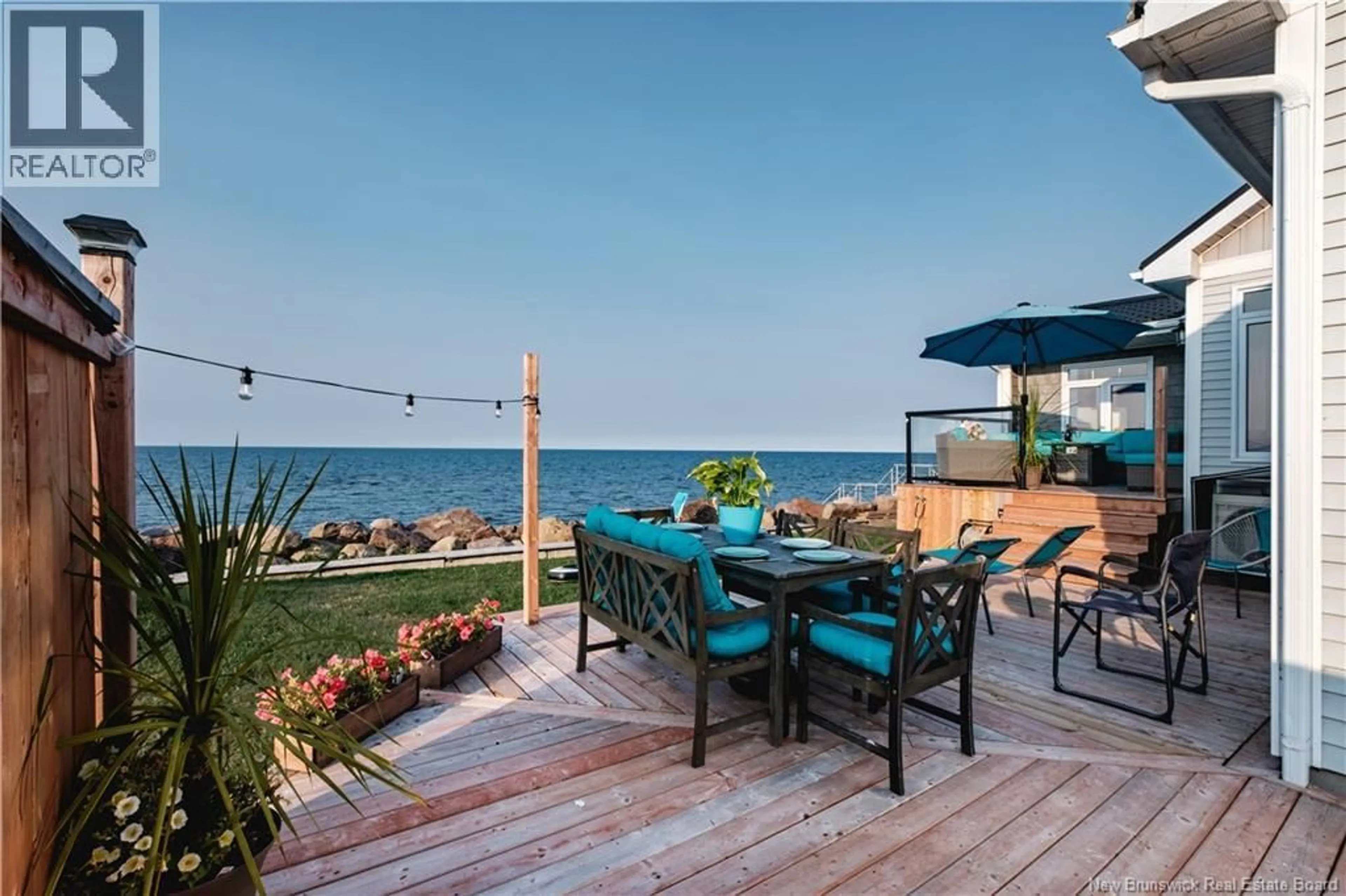 Patio, water/lake/river/ocean view for 39 OCEAN BREEZE DRIVE, Grand-Barachois New Brunswick E4P7X3