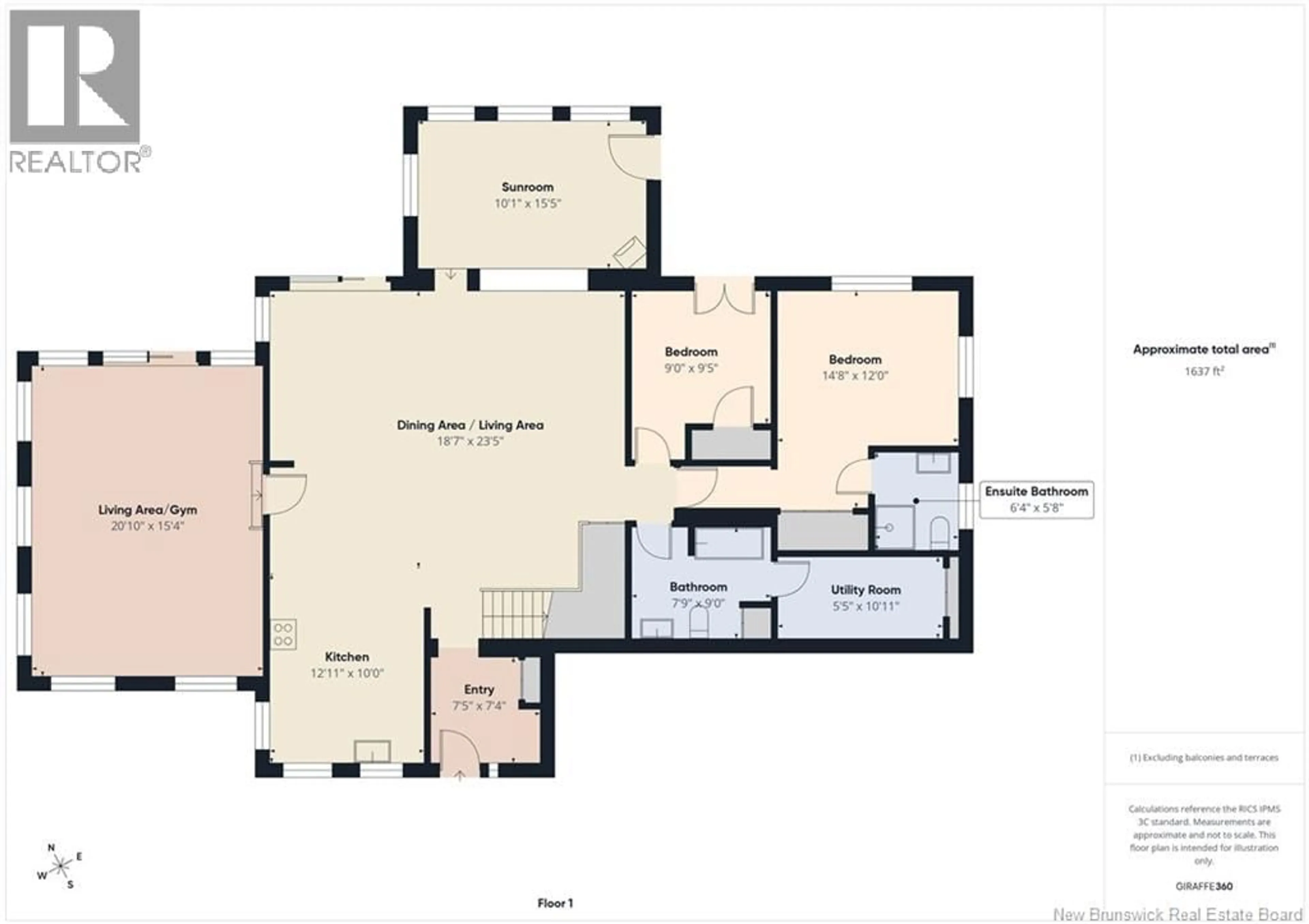 Floor plan for 39 OCEAN BREEZE DRIVE, Grand-Barachois New Brunswick E4P7X3