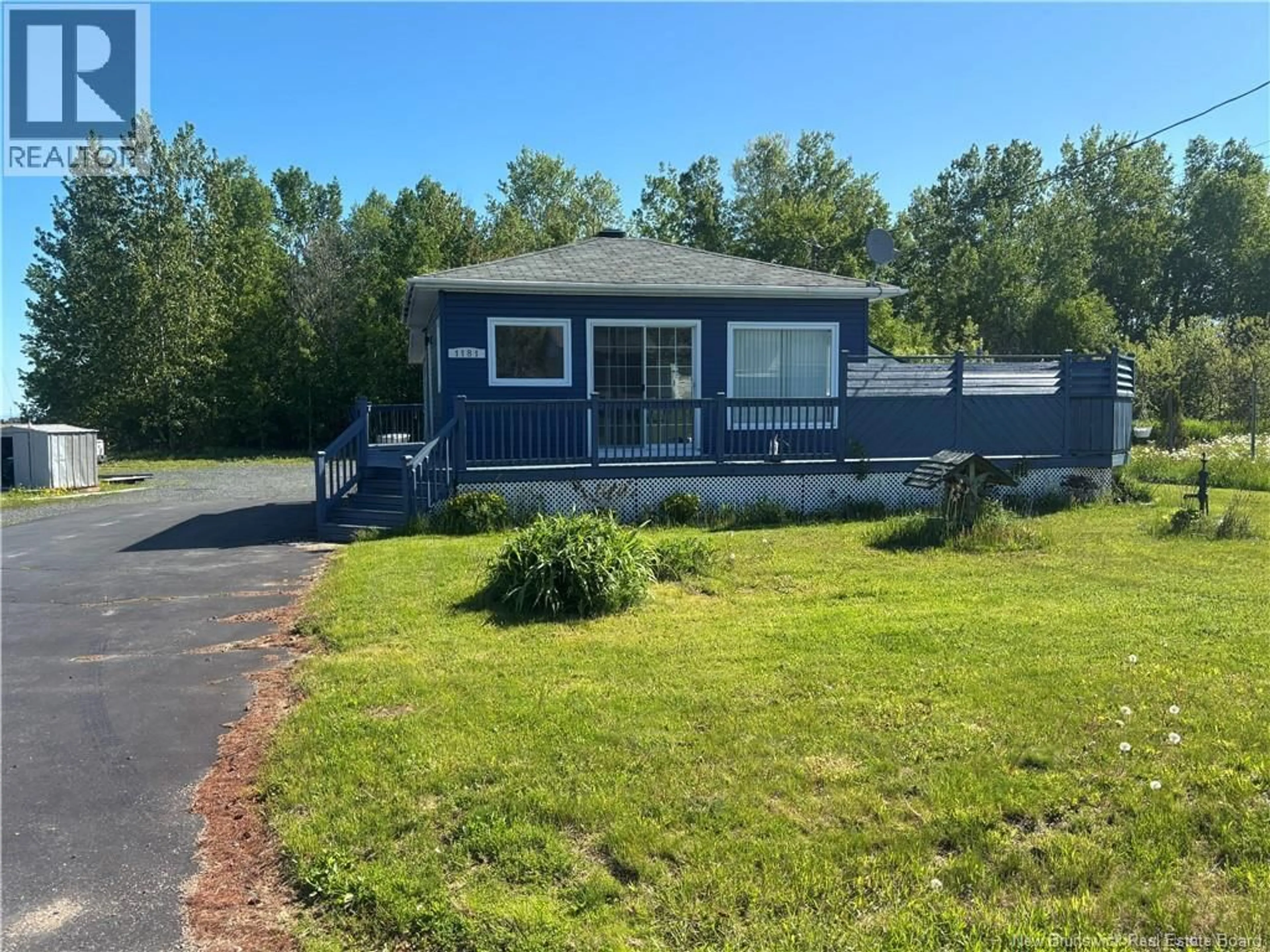 A pic from outside/outdoor area/front of a property/back of a property/a pic from drone, unknown for 1181 RUE BRYAR, Beresford New Brunswick E8K1B2