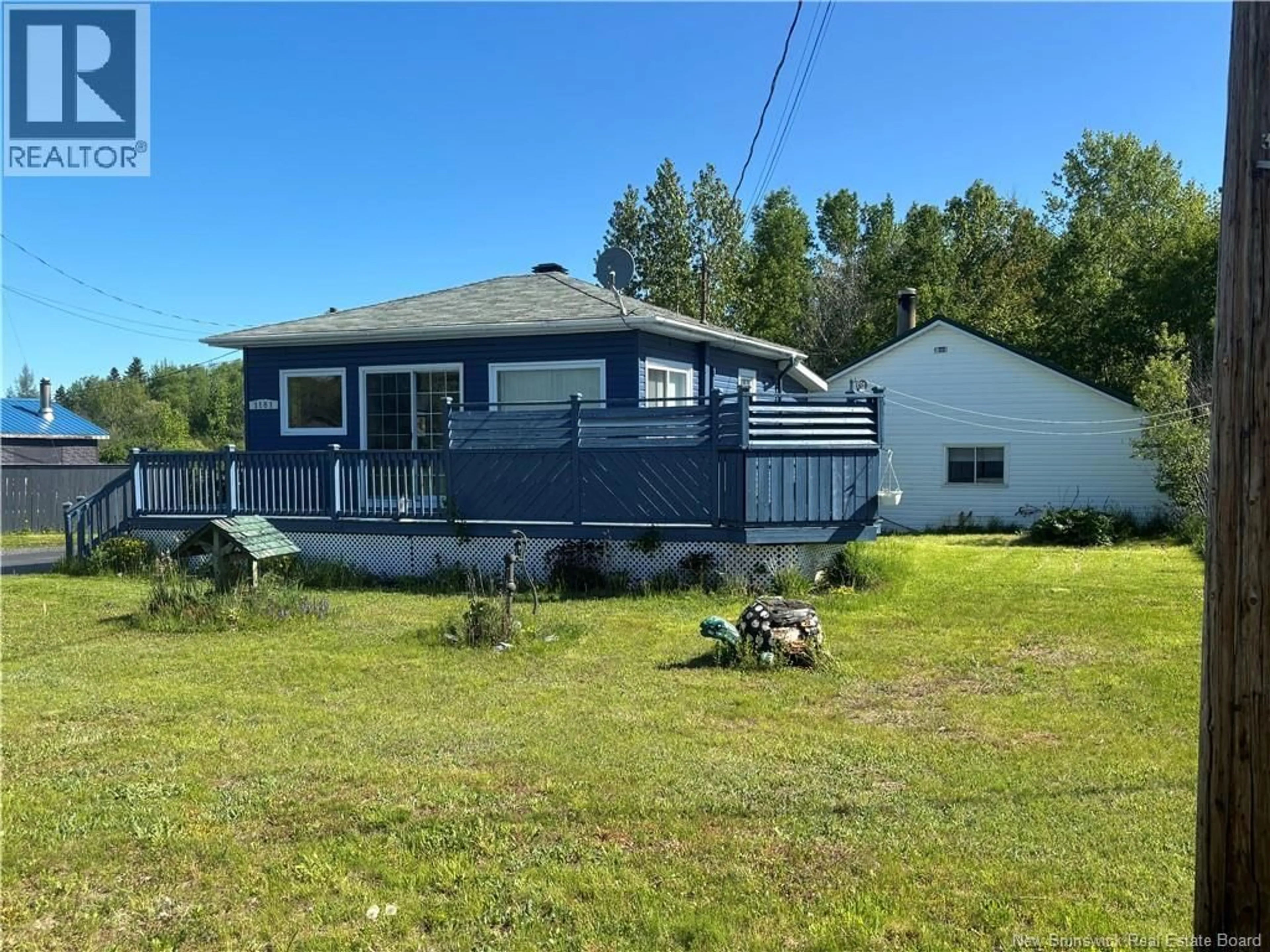A pic from outside/outdoor area/front of a property/back of a property/a pic from drone, unknown for 1181 RUE BRYAR, Beresford New Brunswick E8K1B2