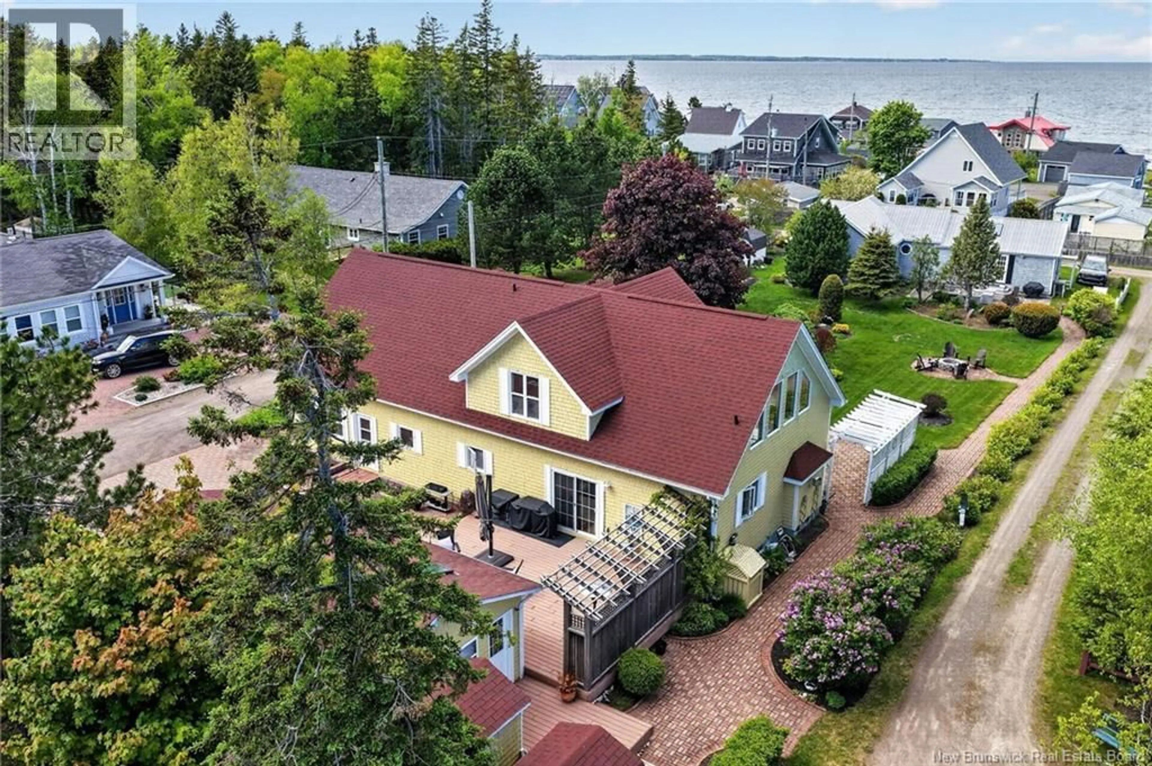 A pic from outside/outdoor area/front of a property/back of a property/a pic from drone, water/lake/river/ocean view for 18 JIMARIE LANE, Boudreau-Ouest New Brunswick E4P6M2