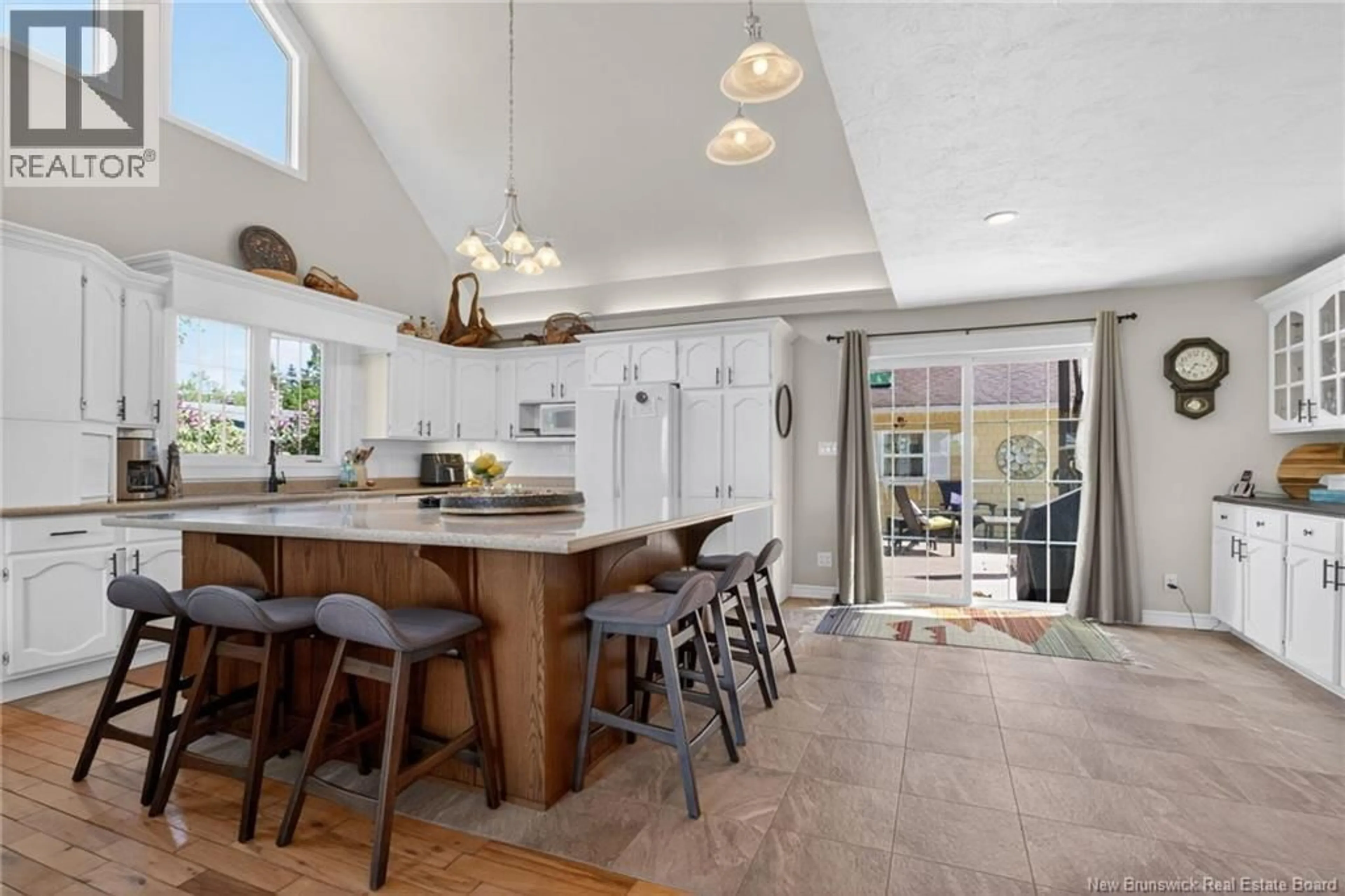 Open concept kitchen, ceramic/tile floor for 18 JIMARIE LANE, Boudreau-Ouest New Brunswick E4P6M2