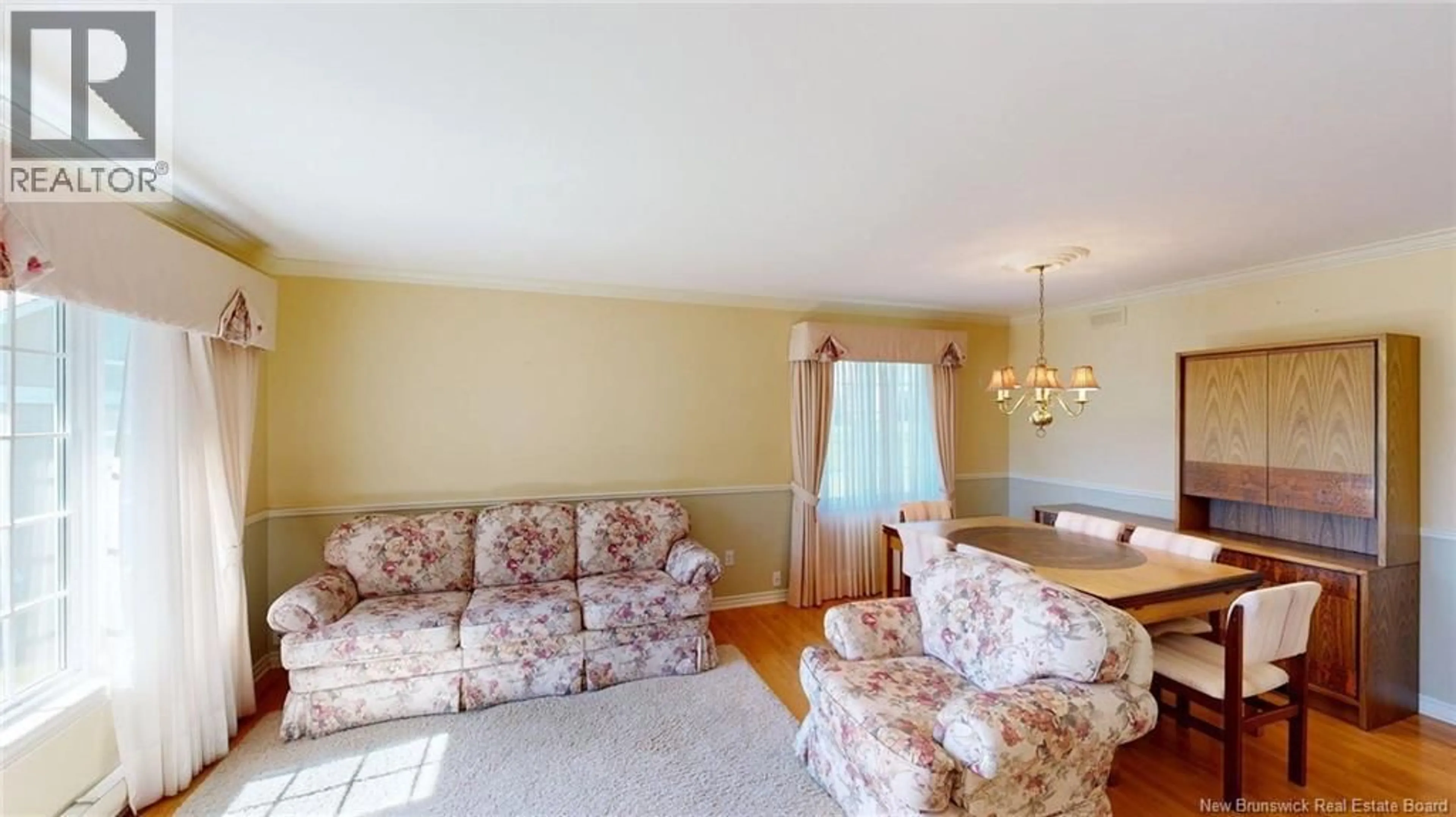 Living room with furniture, wood/laminate floor for 16 WAYNE TERRACE, Saint John New Brunswick E2M5Z1