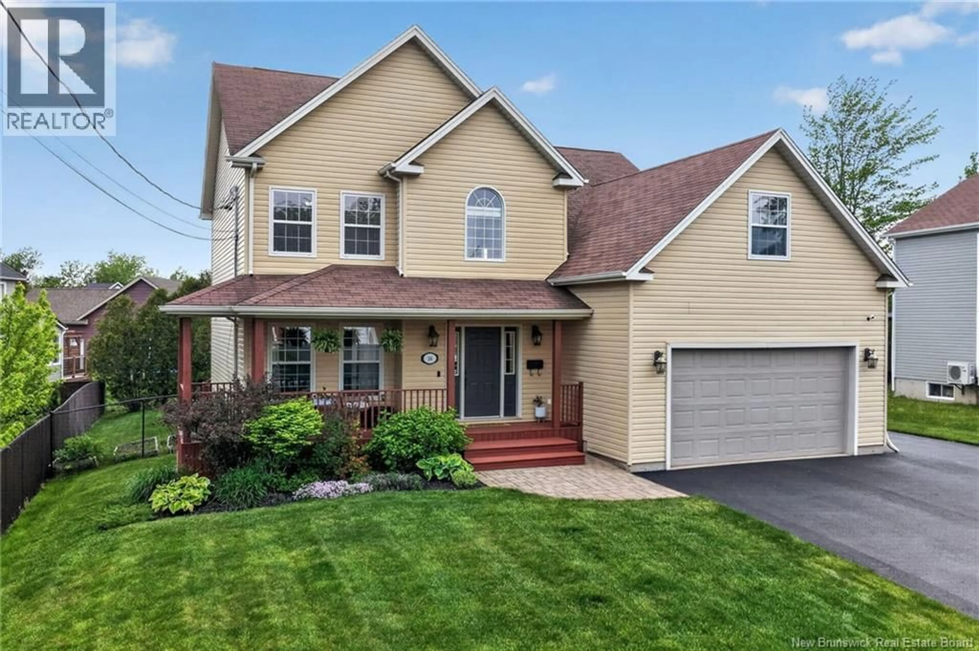 Home with vinyl exterior material, street for 16 CAMILLE, Dieppe New Brunswick E1A0R6