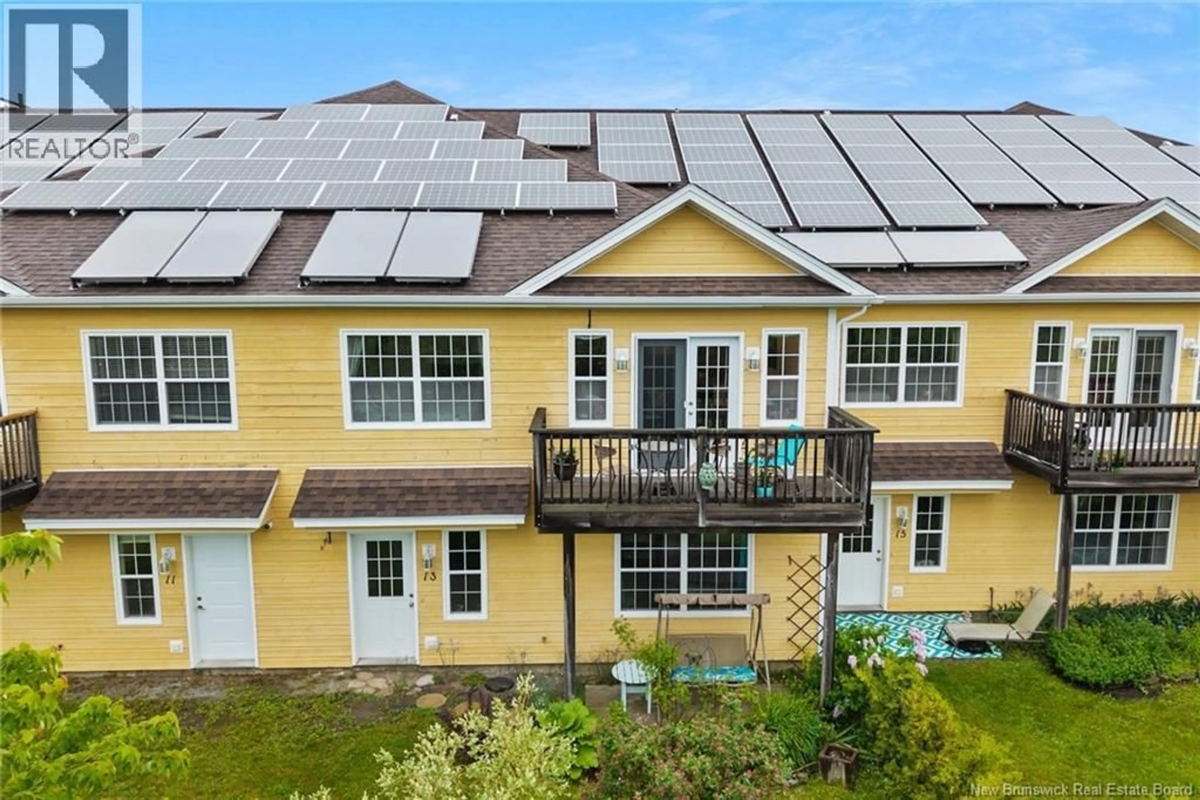 A pic from outside/outdoor area/front of a property/back of a property/a pic from drone, building for 13 ECO TERRA DRIVE, Fredericton New Brunswick E3A0A2