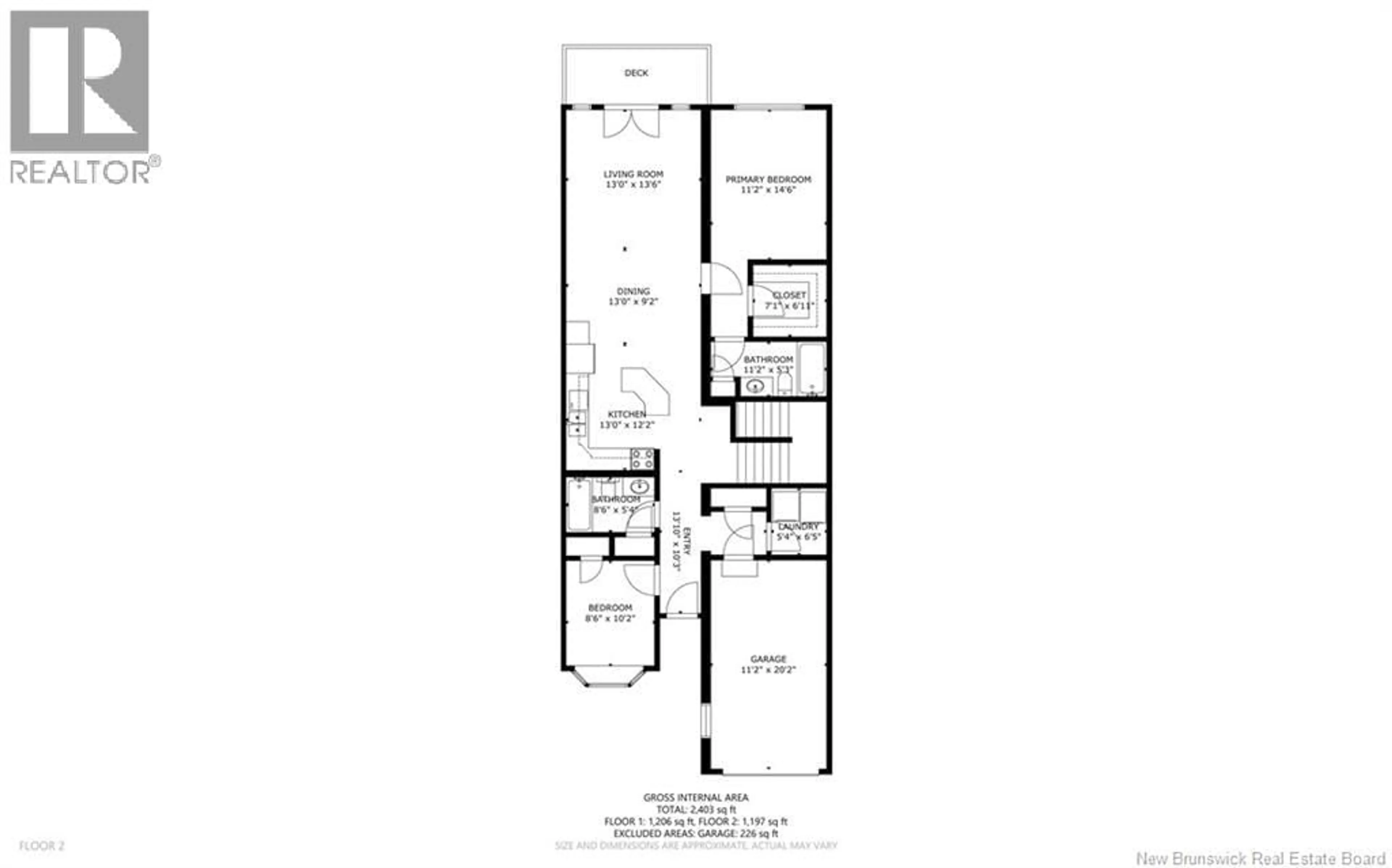 Floor plan for 13 ECO TERRA DRIVE, Fredericton New Brunswick E3A0A2