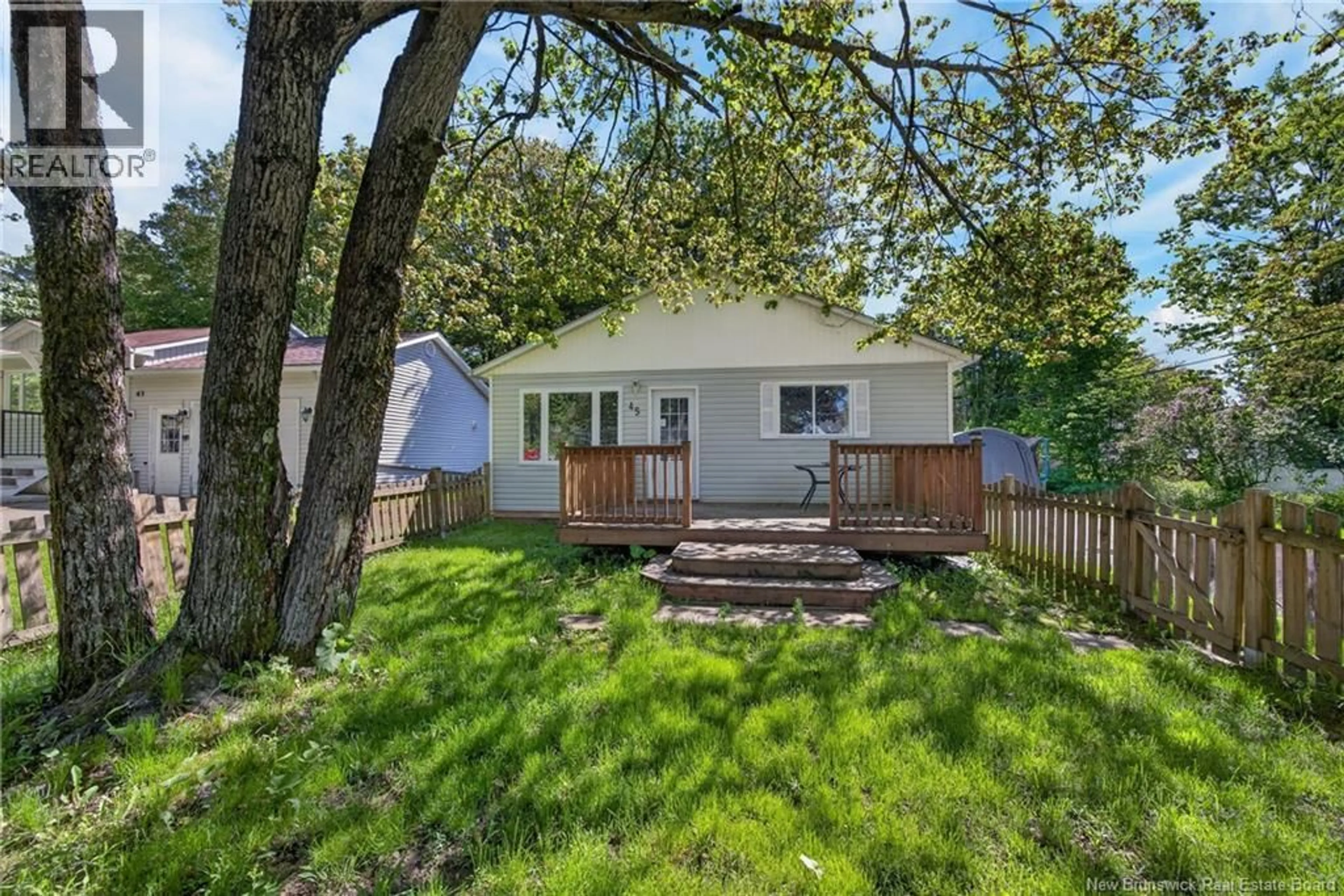 Patio, street for 45 CAROL AVENUE, Fredericton New Brunswick E3A1K3