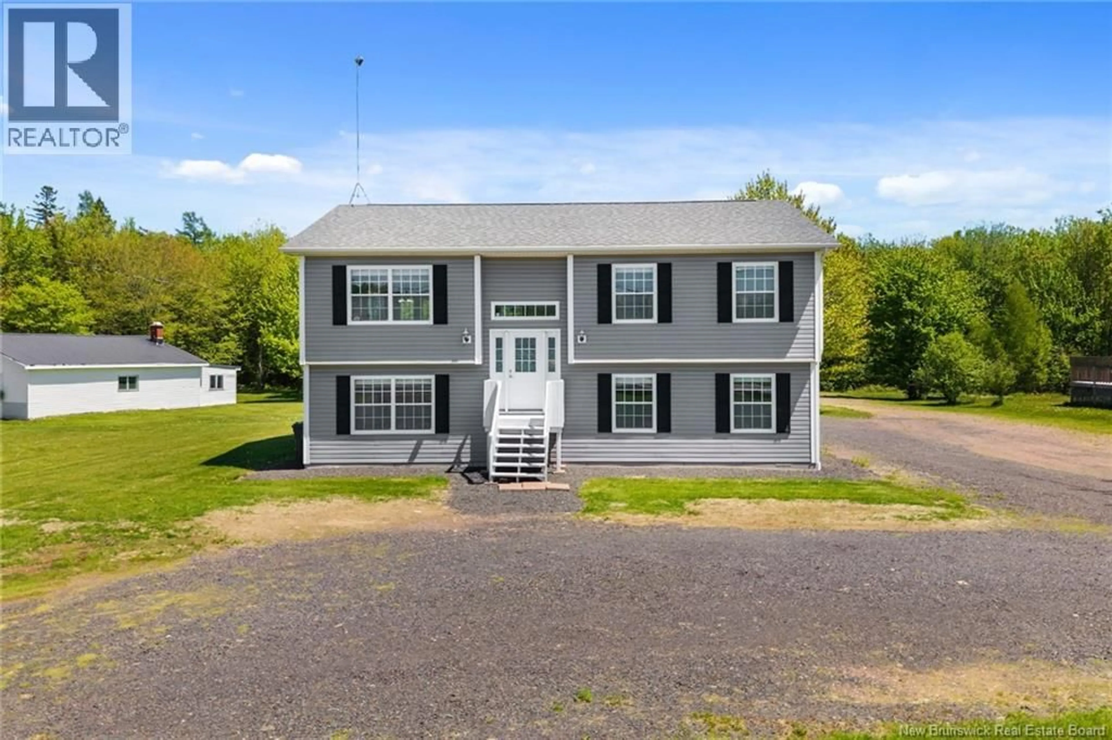 A pic from outside/outdoor area/front of a property/back of a property/a pic from drone, building for 5572 RTE 10, Hardwood Ridge New Brunswick E4A1A4