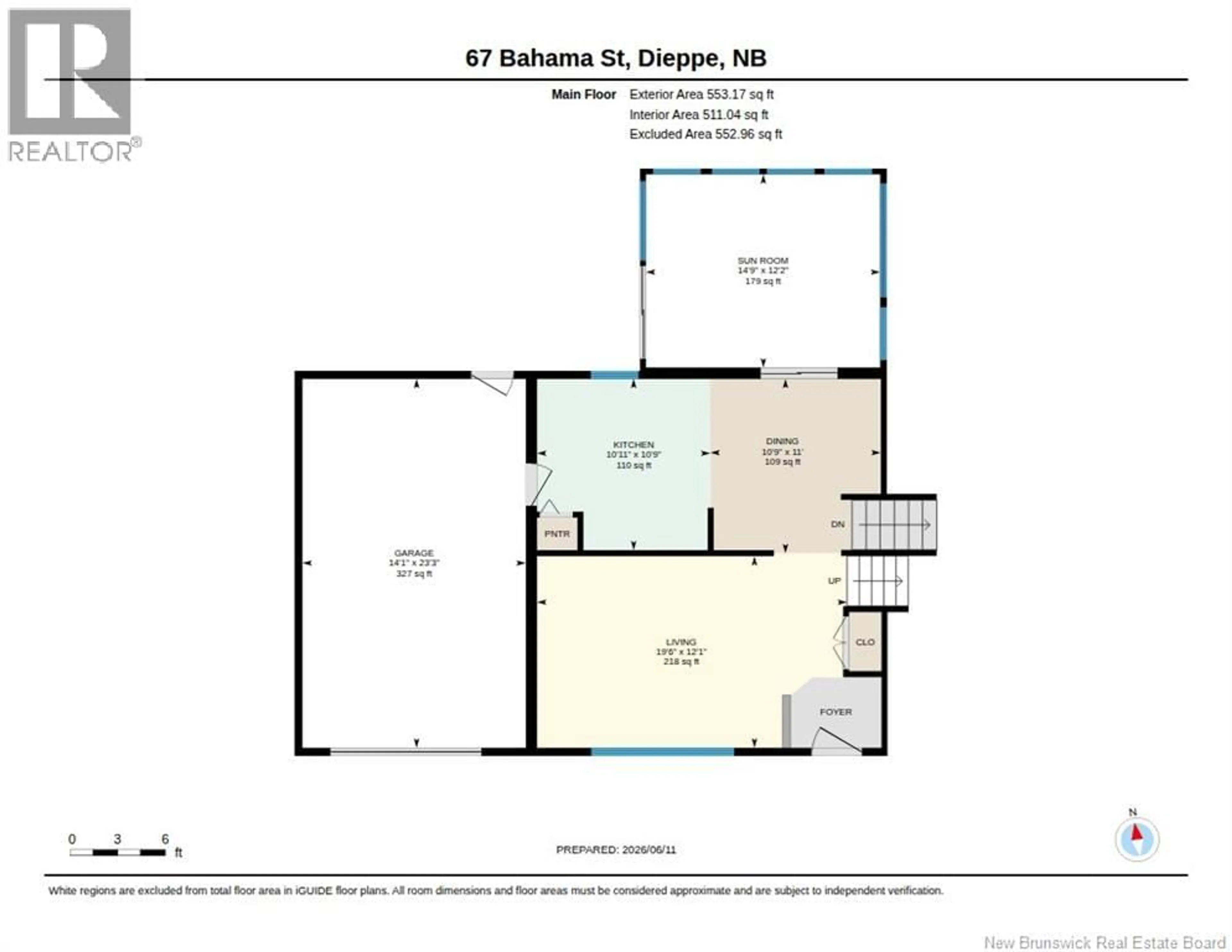 Floor plan for 67 BAHAMA STREET, Dieppe New Brunswick E1A4Z1
